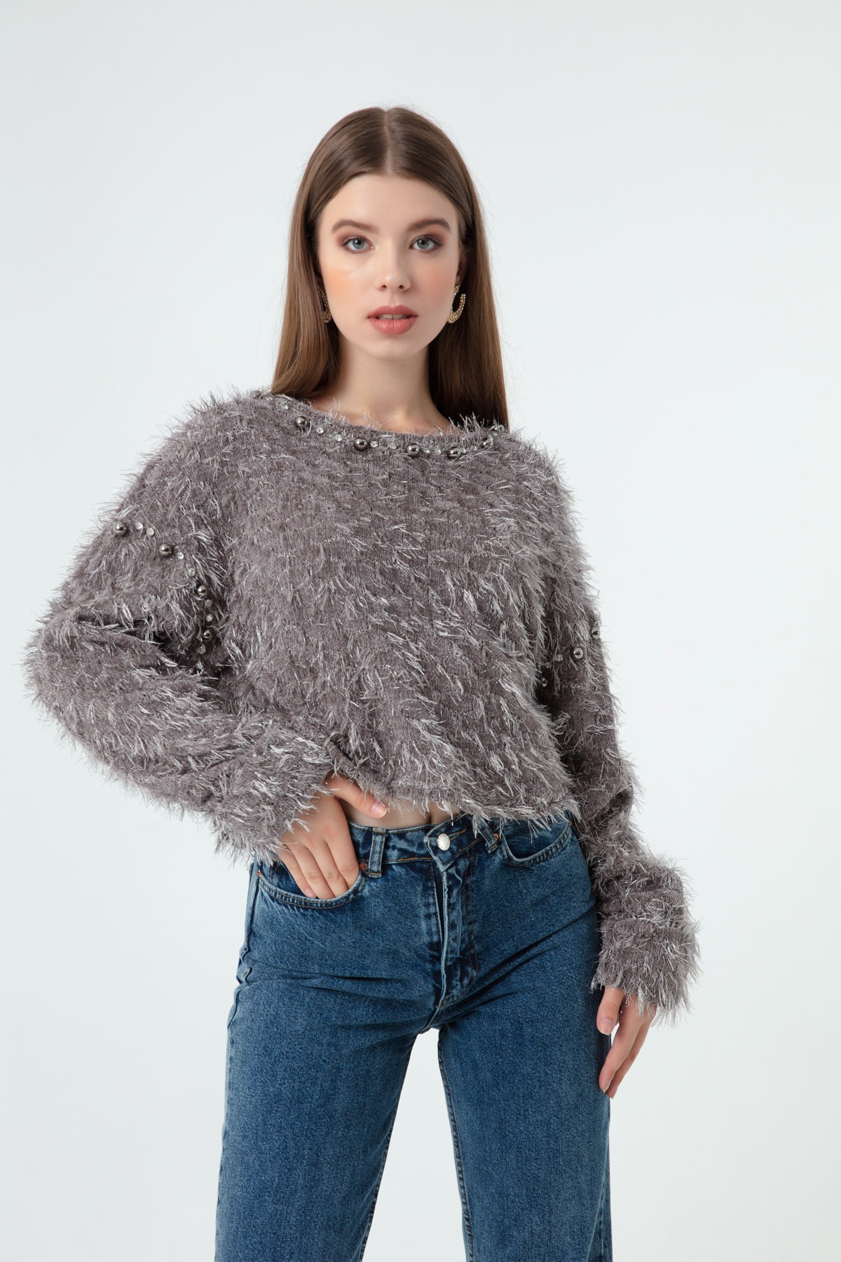 Lafaba Sweater - Gray - Regular fit