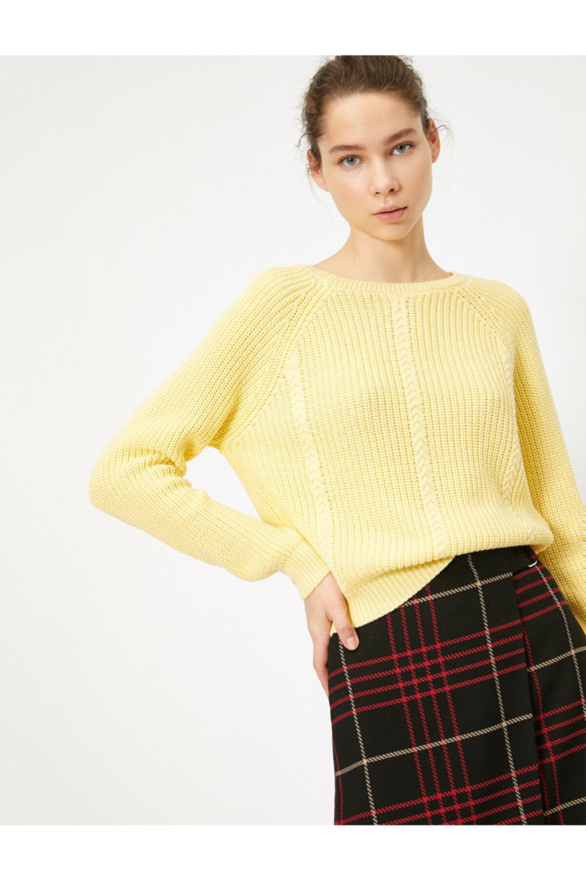 Koton Crew Neck Knitwear Sweater