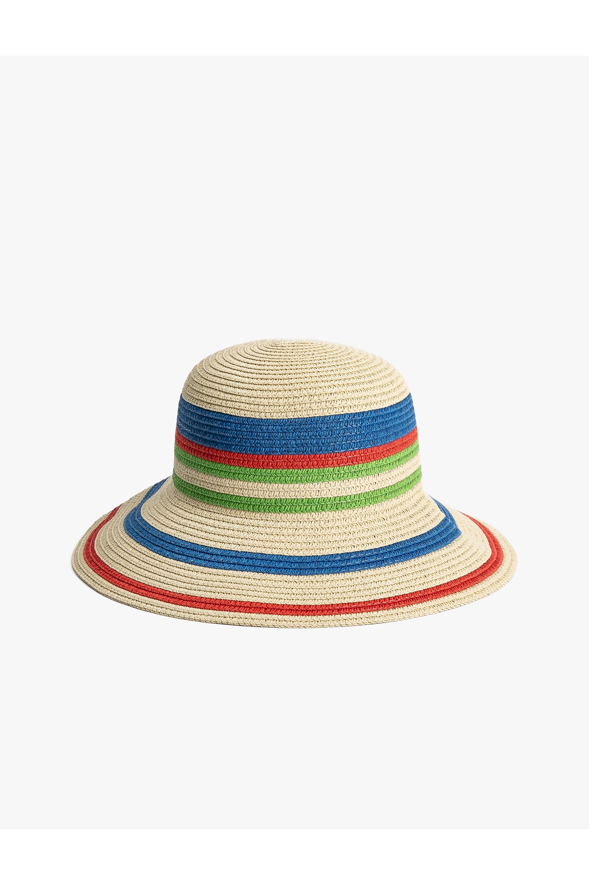 Koton Bucket Straw Hat Textured Multicolor
