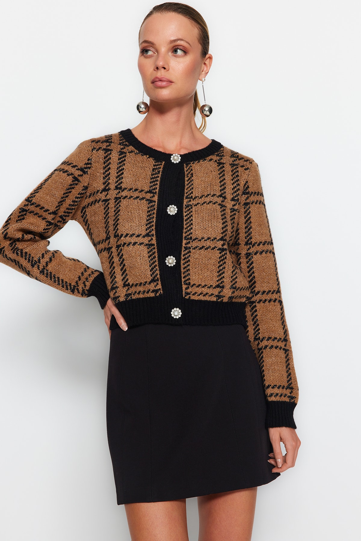 Trendyol Cardigan - Black - Regular fit