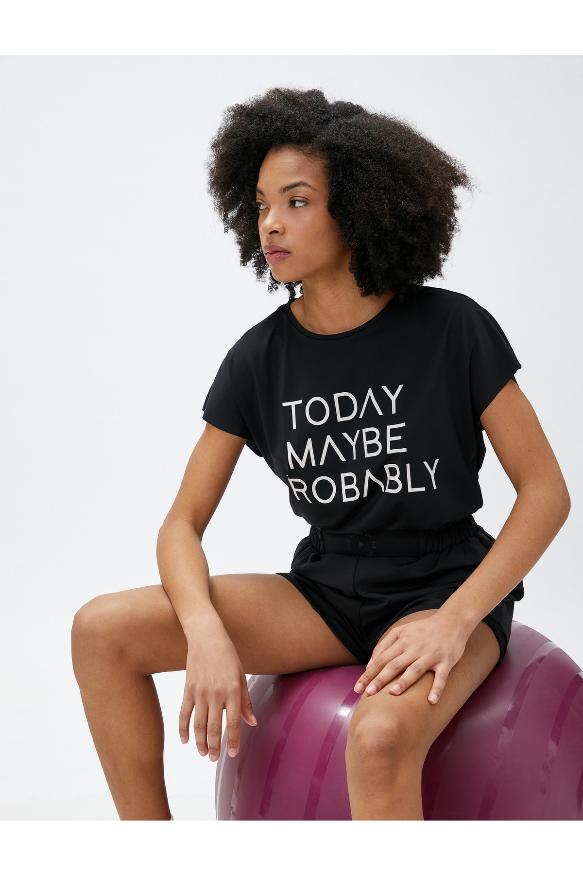 Levně Koton Oversize Sports T-Shirt Slogan Printed