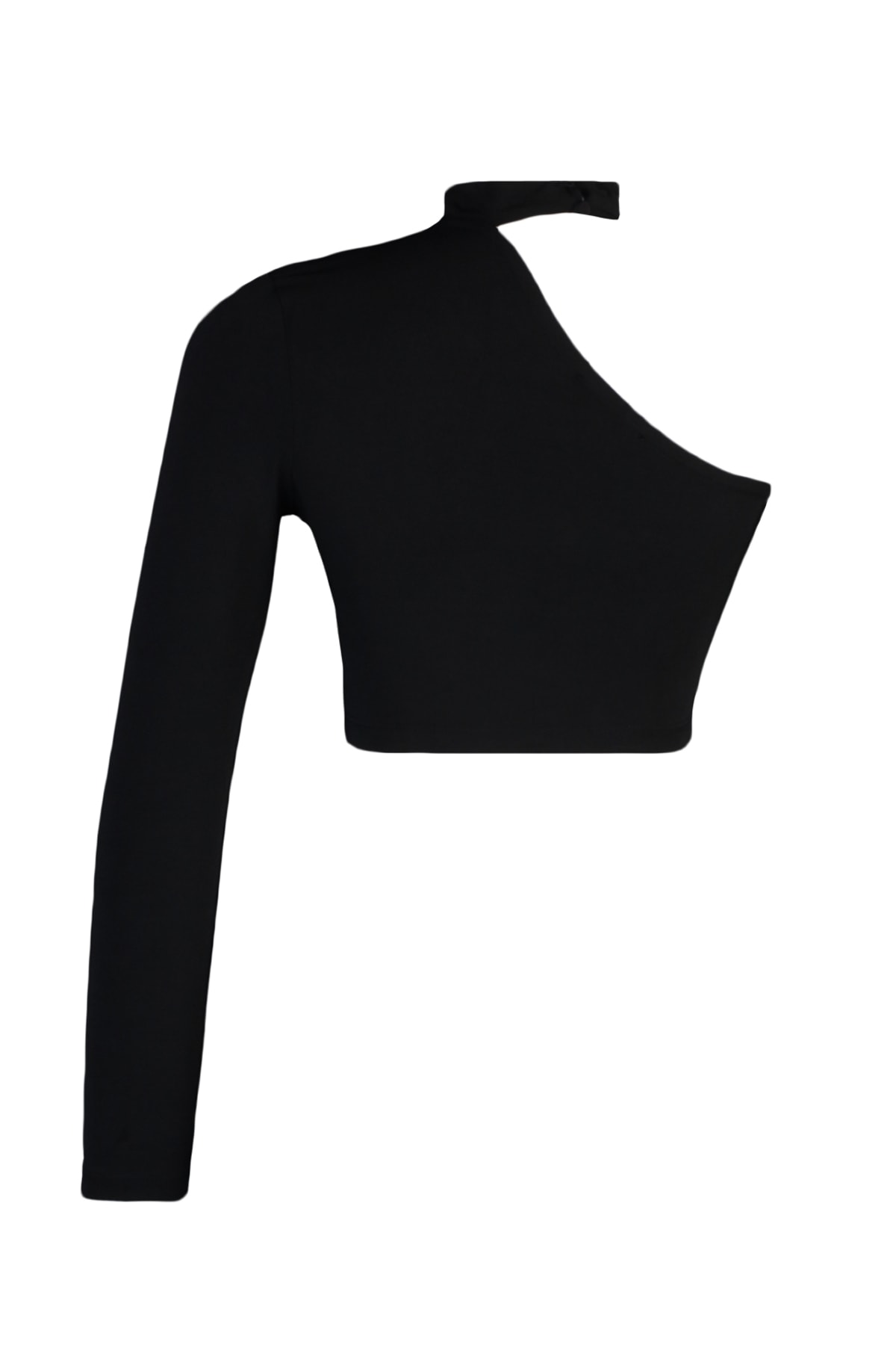 Trendyol Black Crop Knitted Bustier