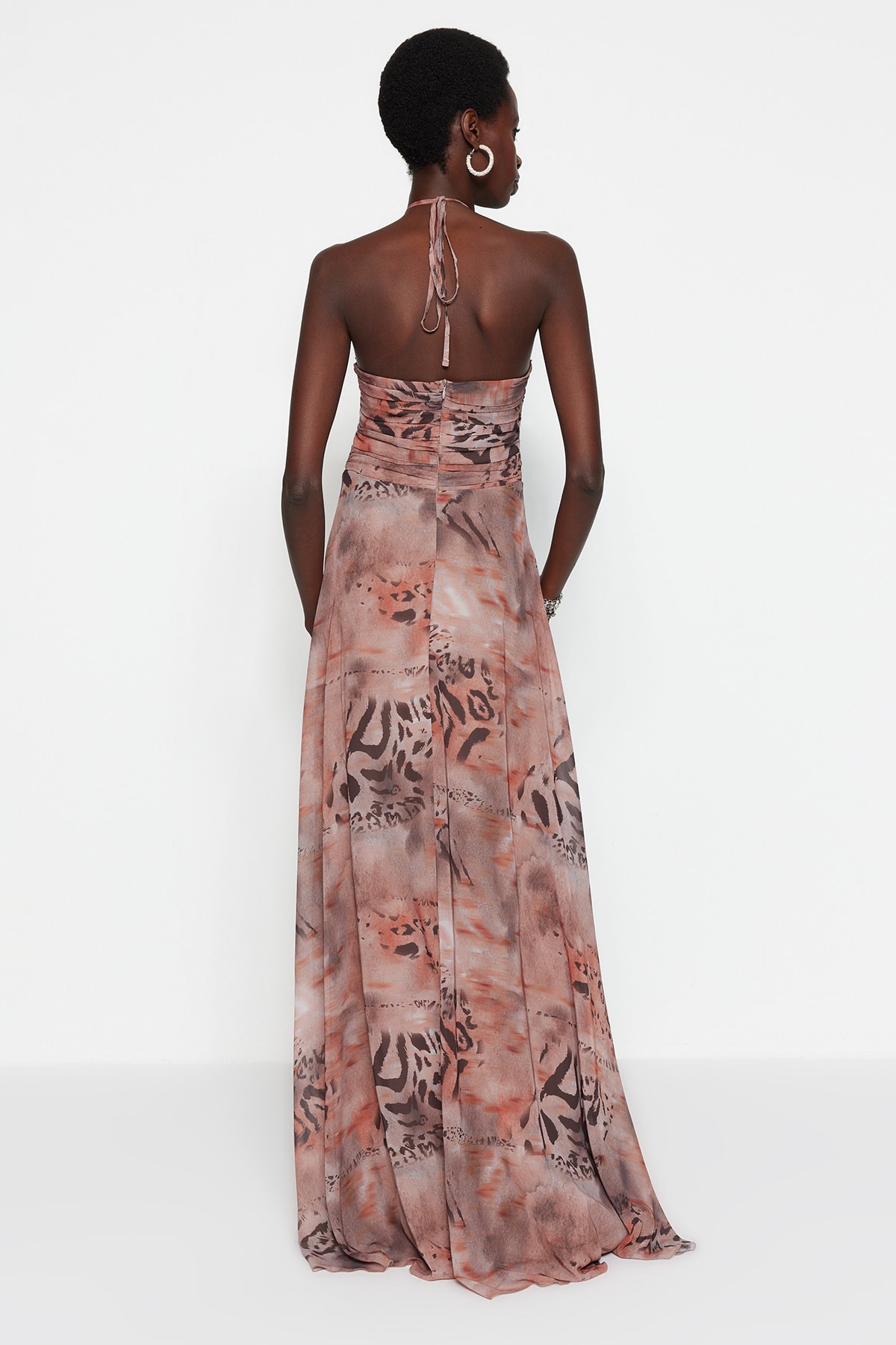 Rochie de damă Trendyol TPRSS23AE00054/Multi-color