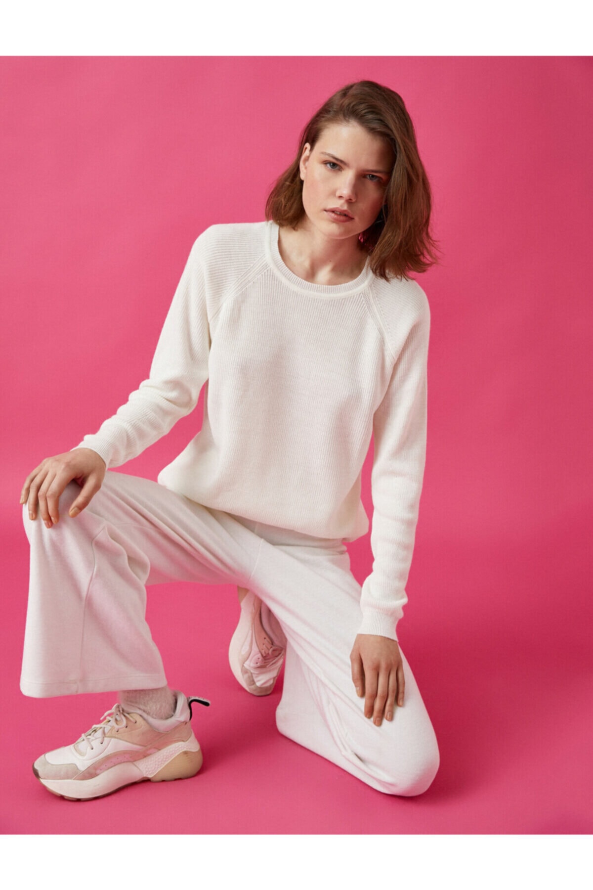 Koton Women's Ecru Sweater