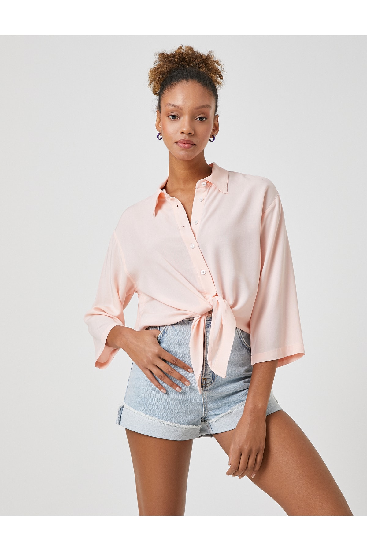 Koton Shirt - Rosa - Regular fit