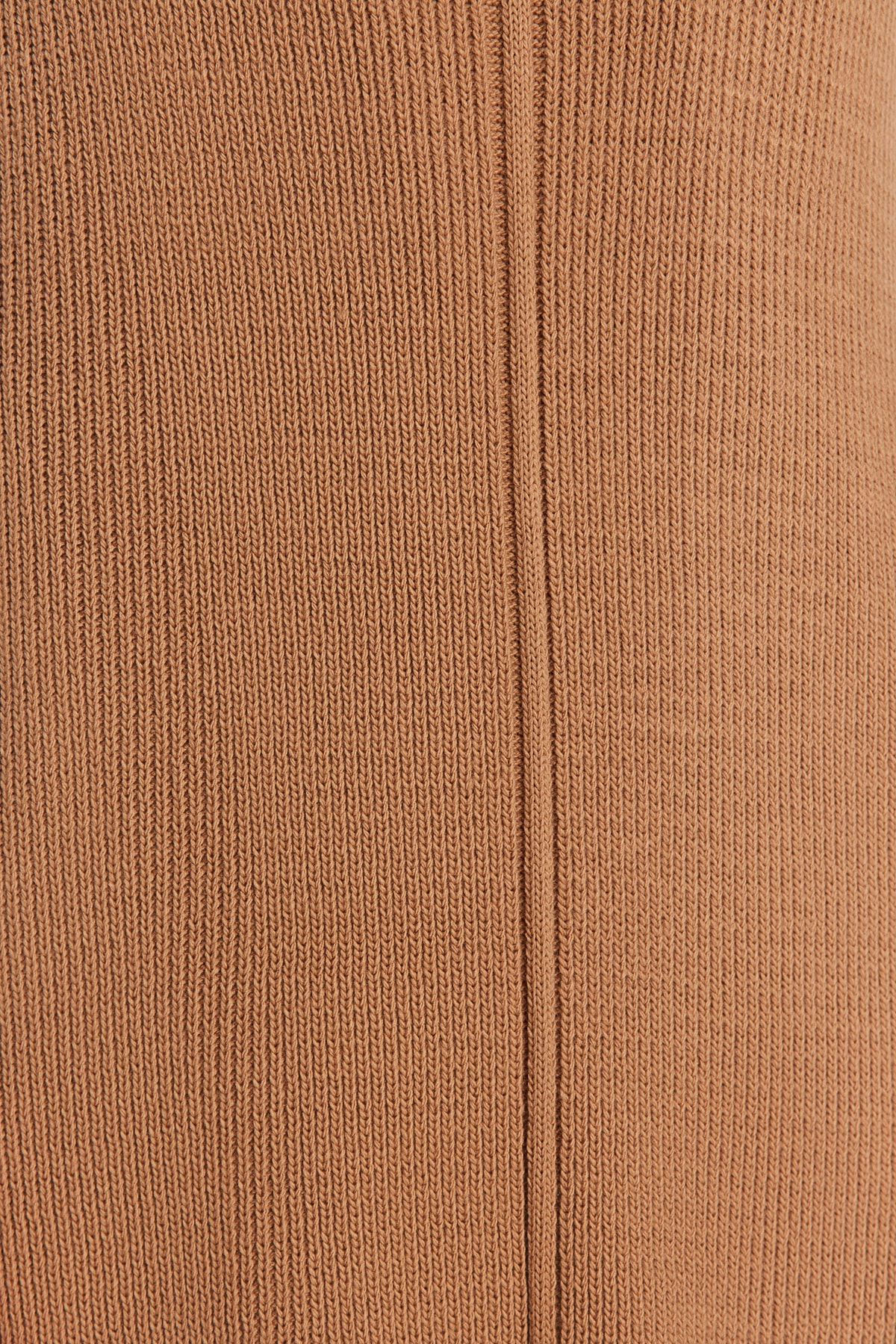 Trendyol Beige Maxi Knitwear V-Neck Gilet Dress