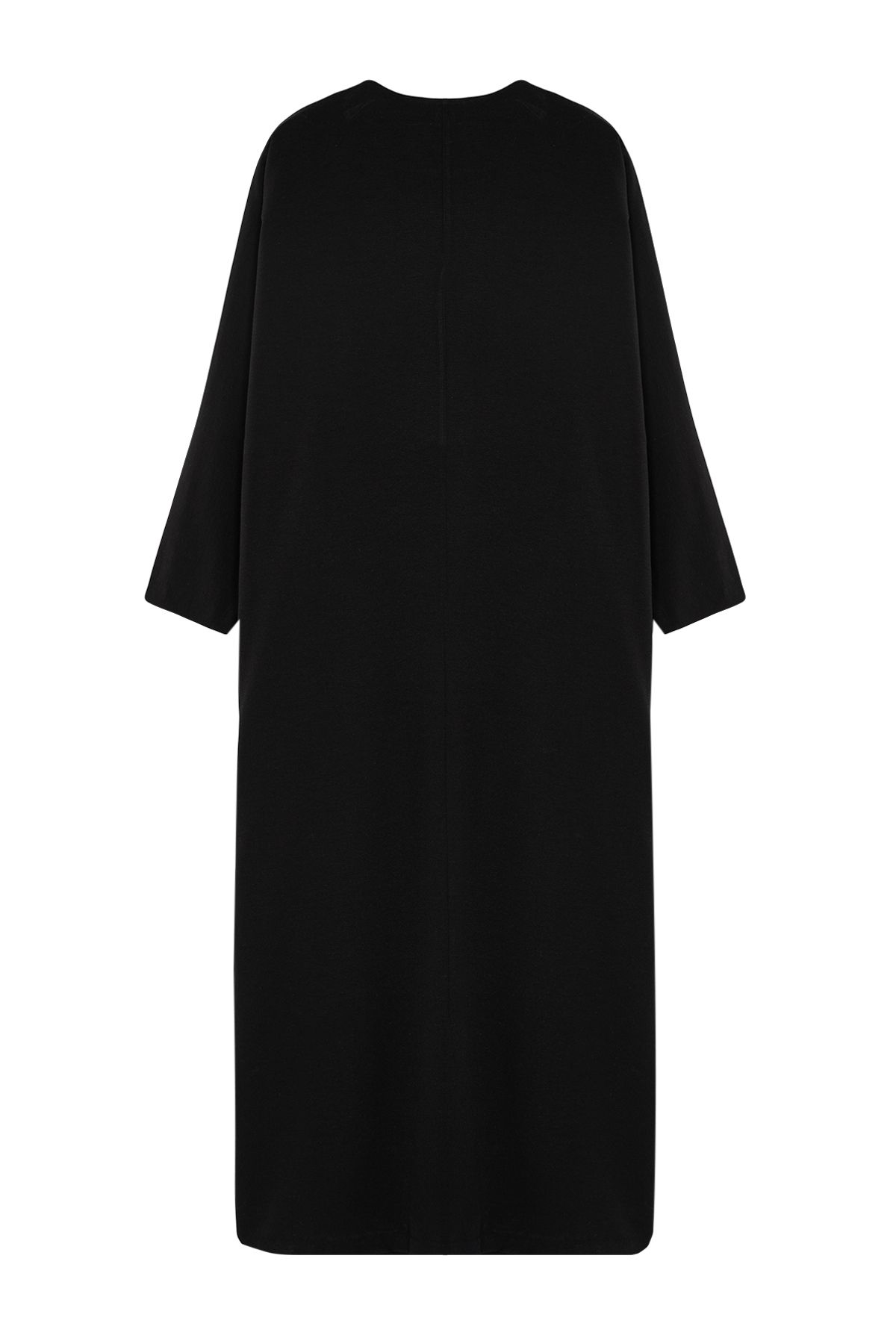Trendyol Black Printed Woven Cap & Abaya & Abaya