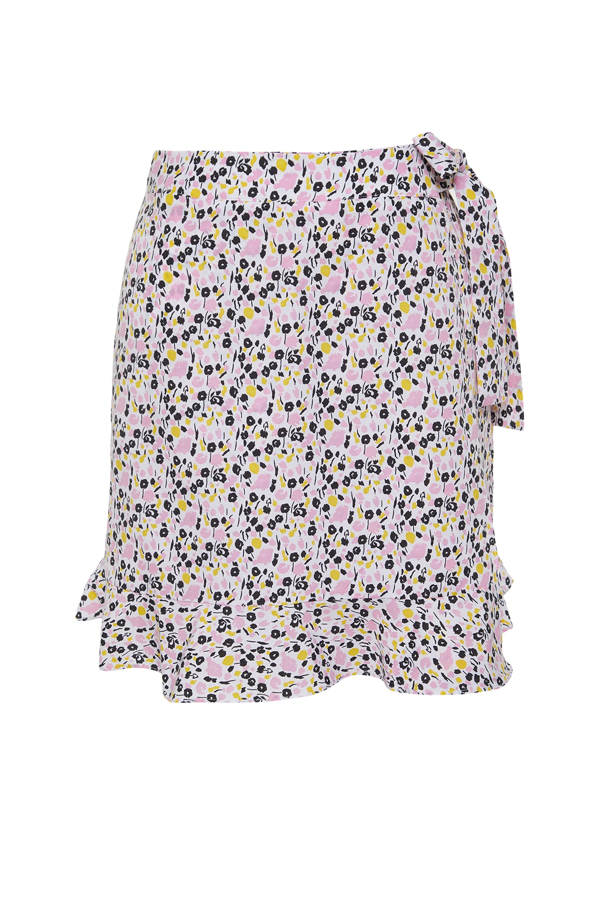 Trendyol Curve Plus Size Skirt - Multicolor - Mini