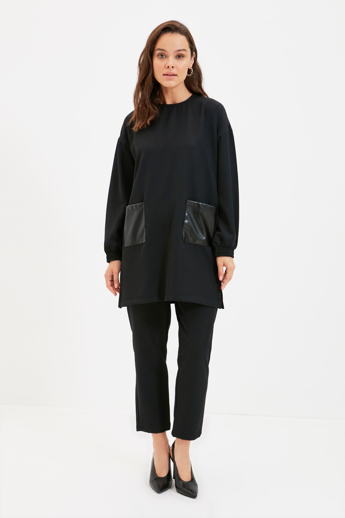 Trendyol Two-Piece Set - Black - Regular fit