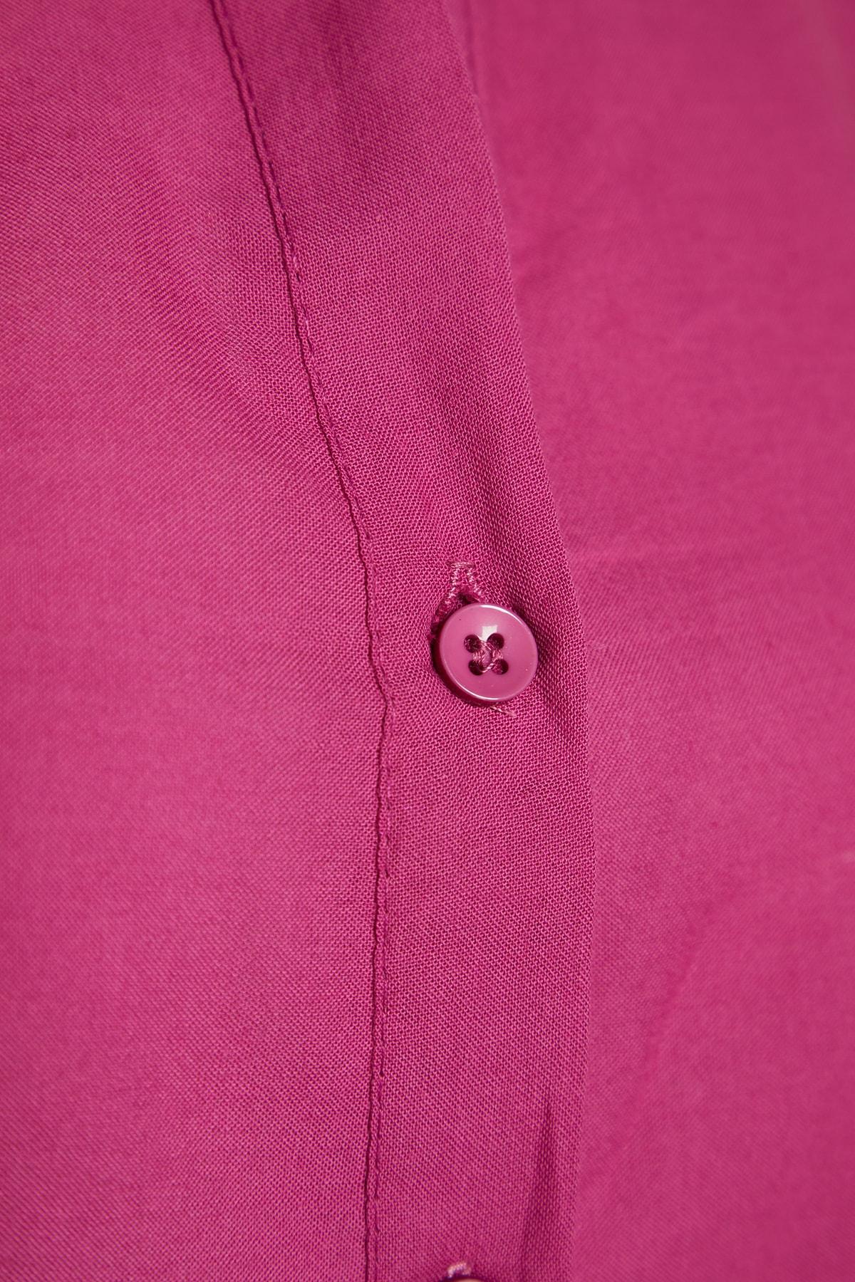 Rochie de plajă țesută mov Trendyol cu nasturi