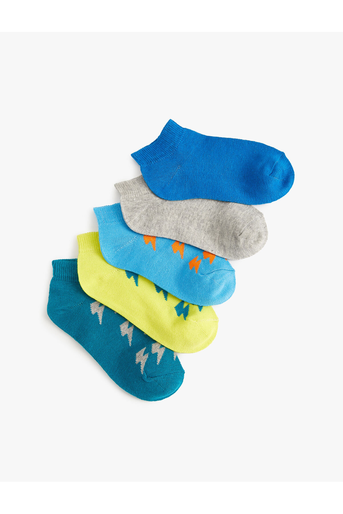 Koton 5-Piece Multicolored Booties Socks Set Cotton