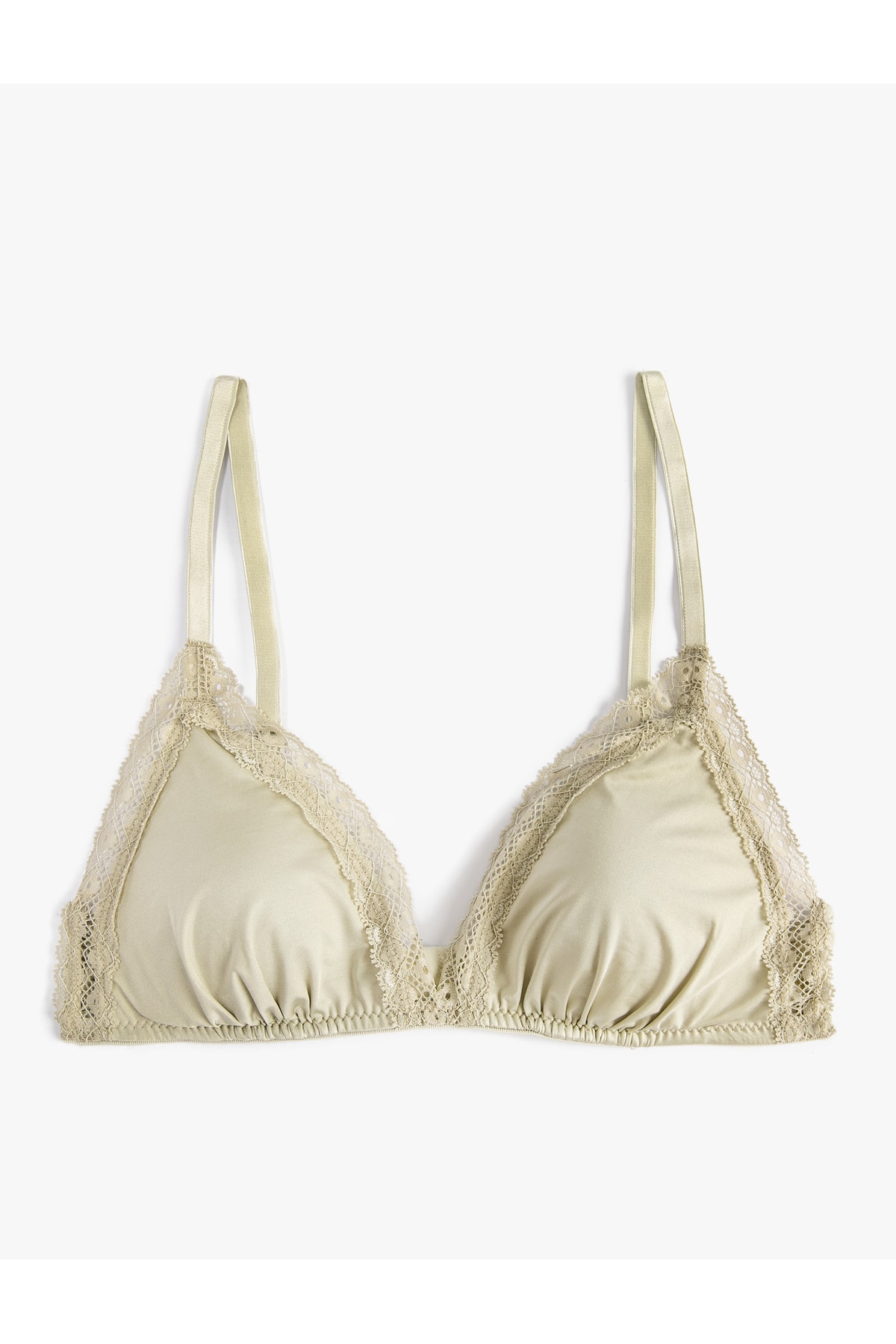 Koton Unpadded, Non-wired Bra with Lace