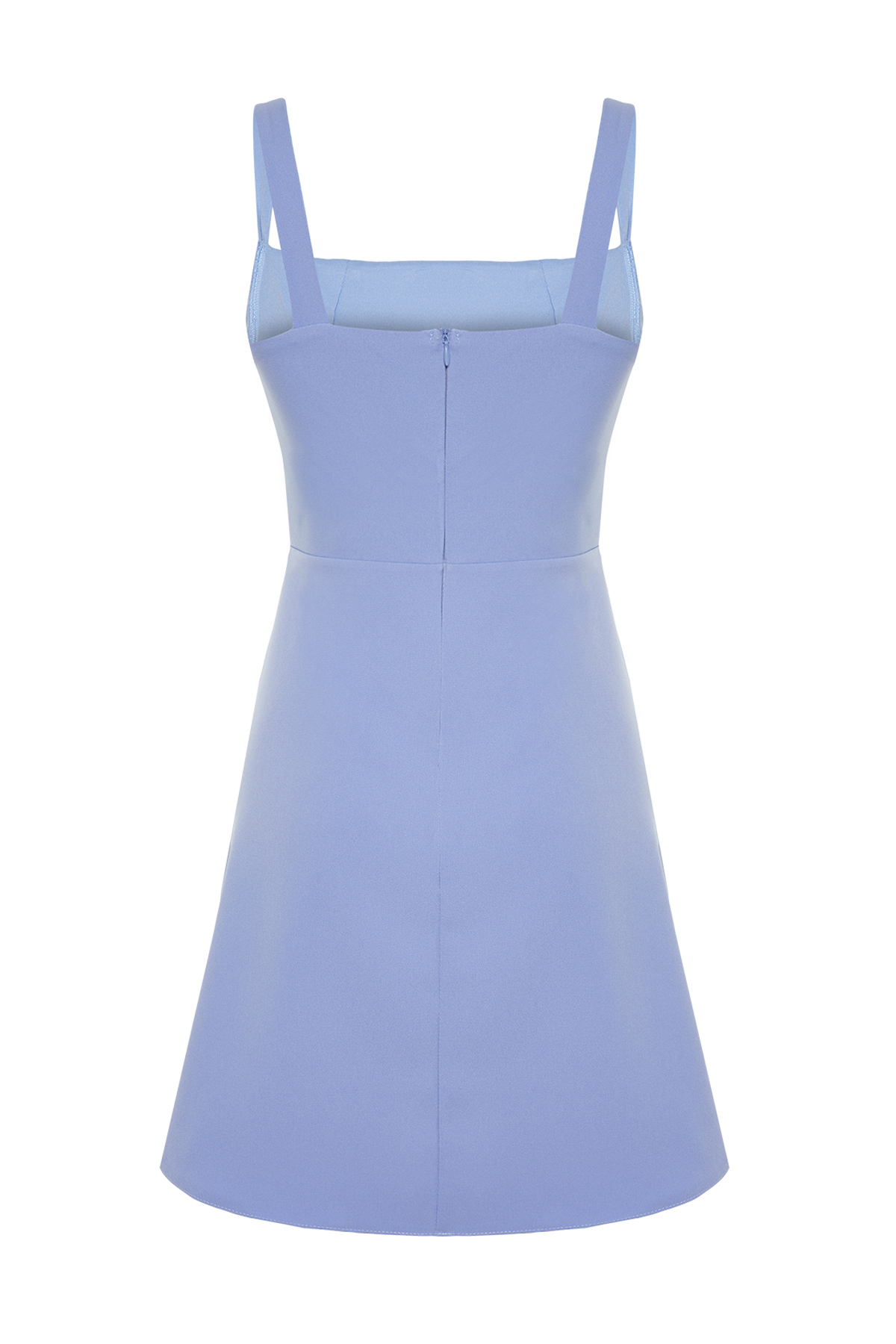 Trendyol Light Blue A-Line Woven Short Stylish Short Evening Dress