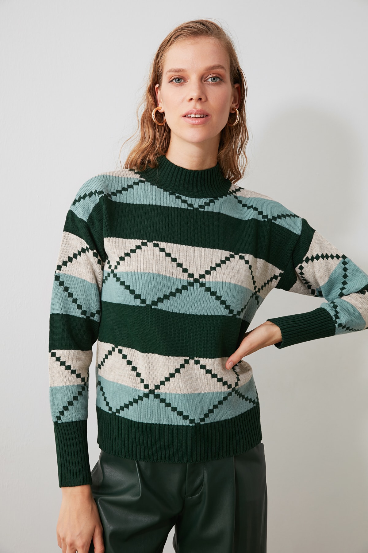 emerald knitwear