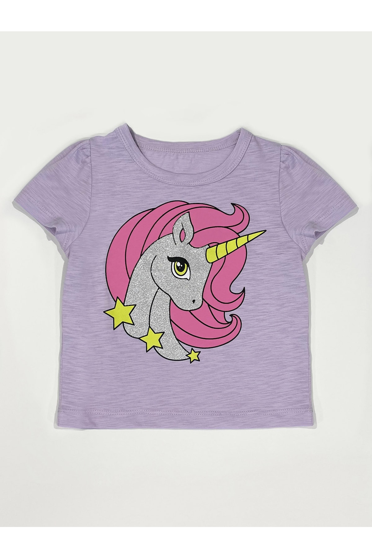 Levně Denokids Unicorn Lilac Girl's T-shirt