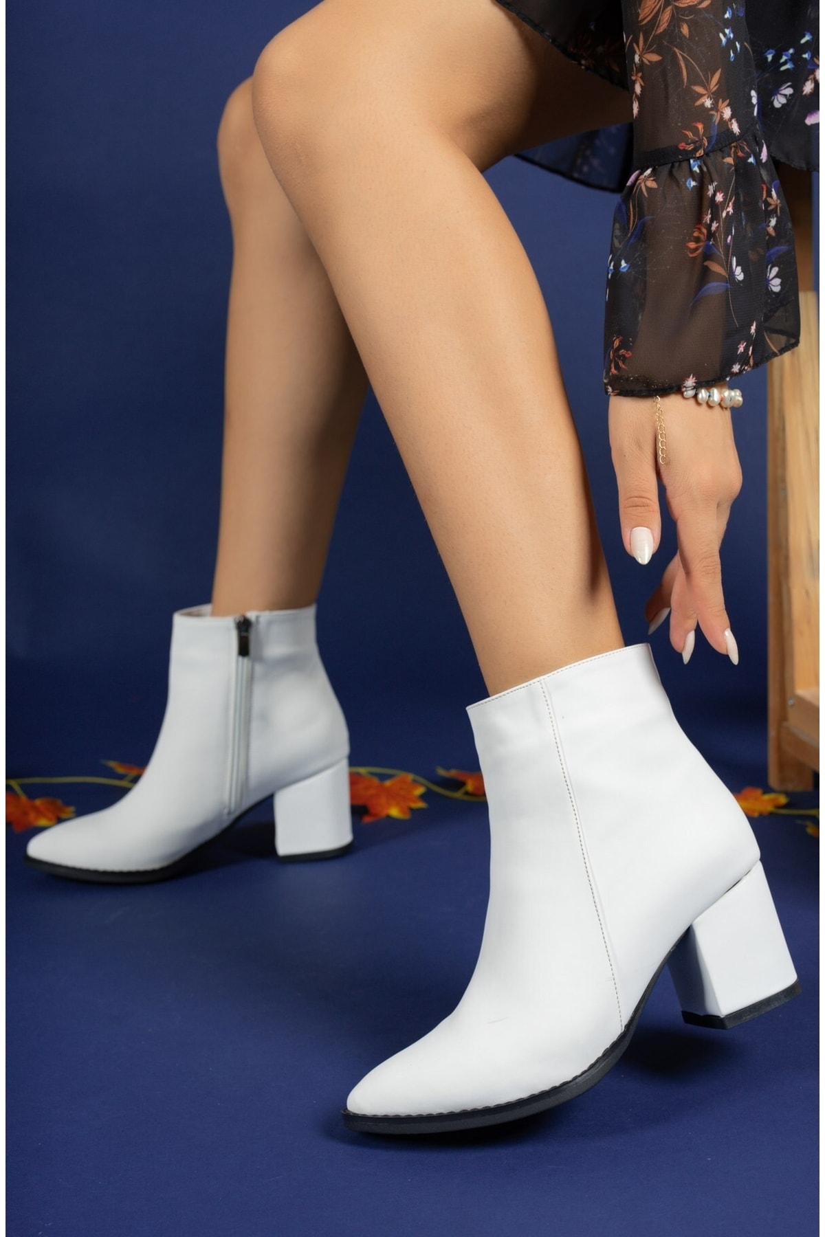 Riccon Extra Matte White Women's Boots 0012893s