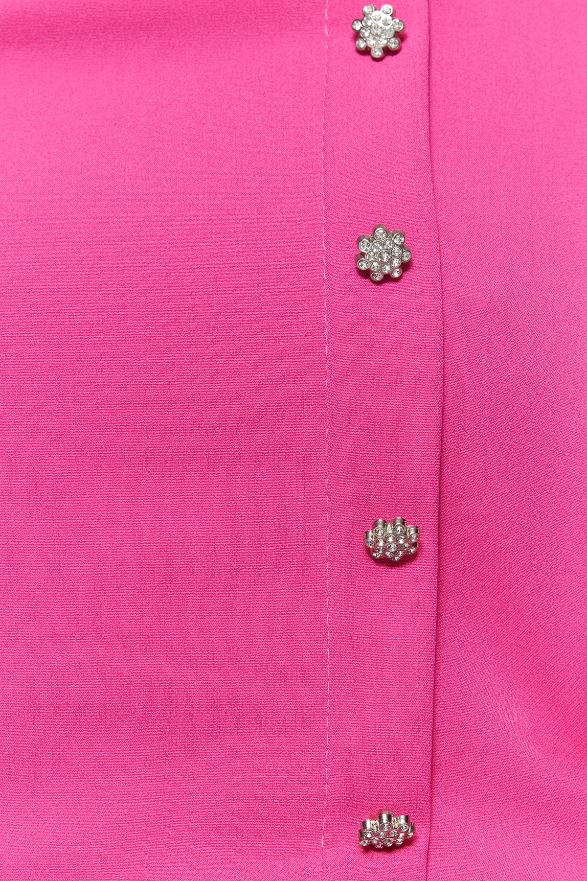 Rochie de seară elegantă Trendyol Fuchsia cu accesorii țesute