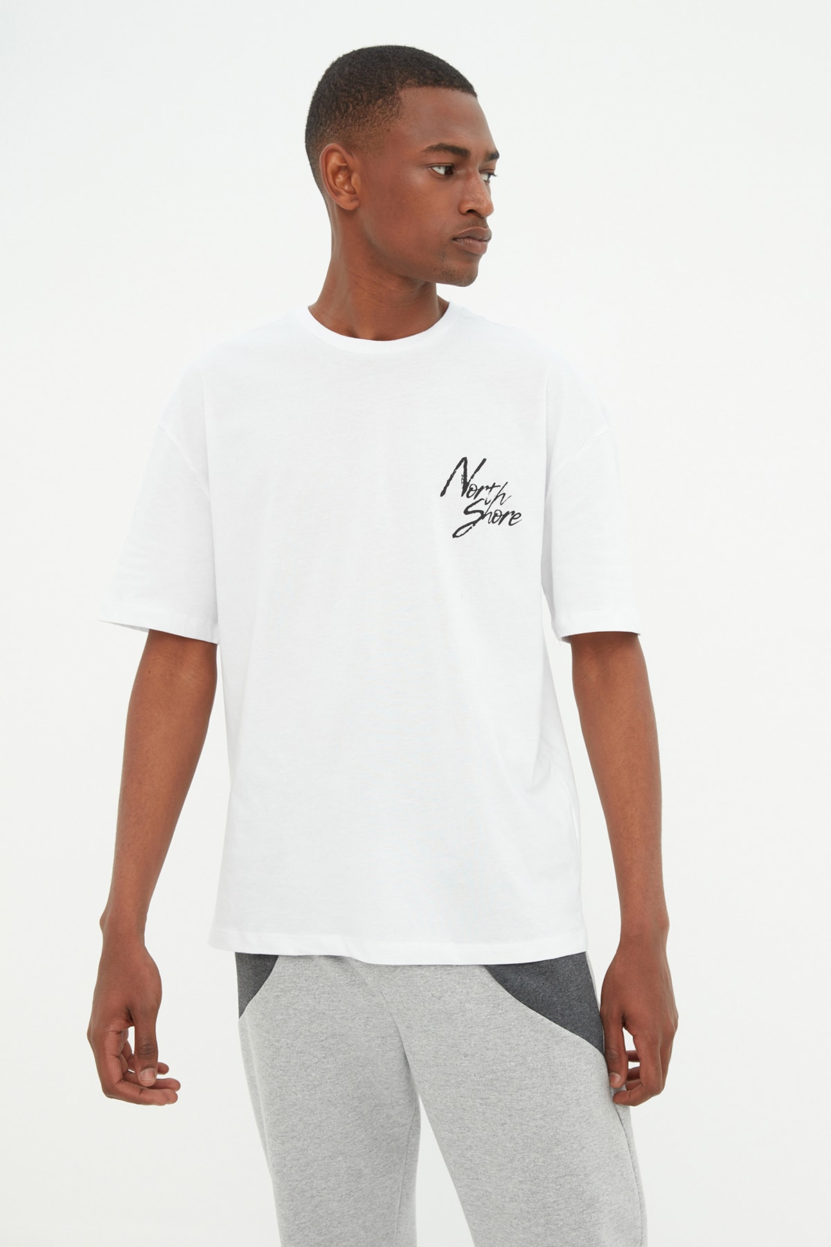 Trendyol T-Shirt - White - Relaxed fit