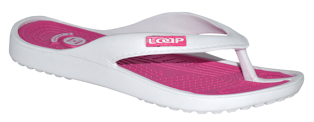 Women's Flip-flops LOAP FERA White/Pink