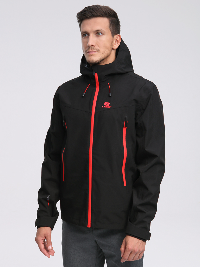 Men&#039;s ski jacket LOAP FAROZZO Black/Red
