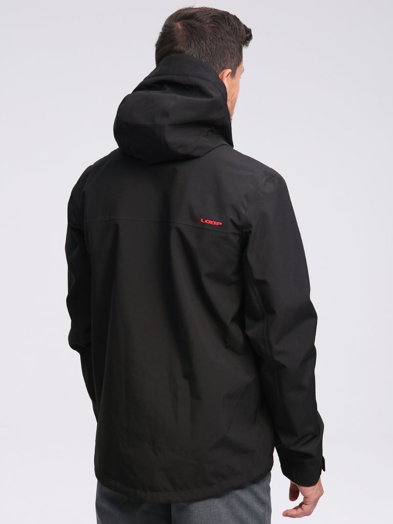 Men&#039;s ski jacket LOAP FAROZZO Black/Red
