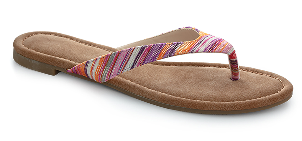 Women's Flip-flops LOAP HERBA Brown/Pink