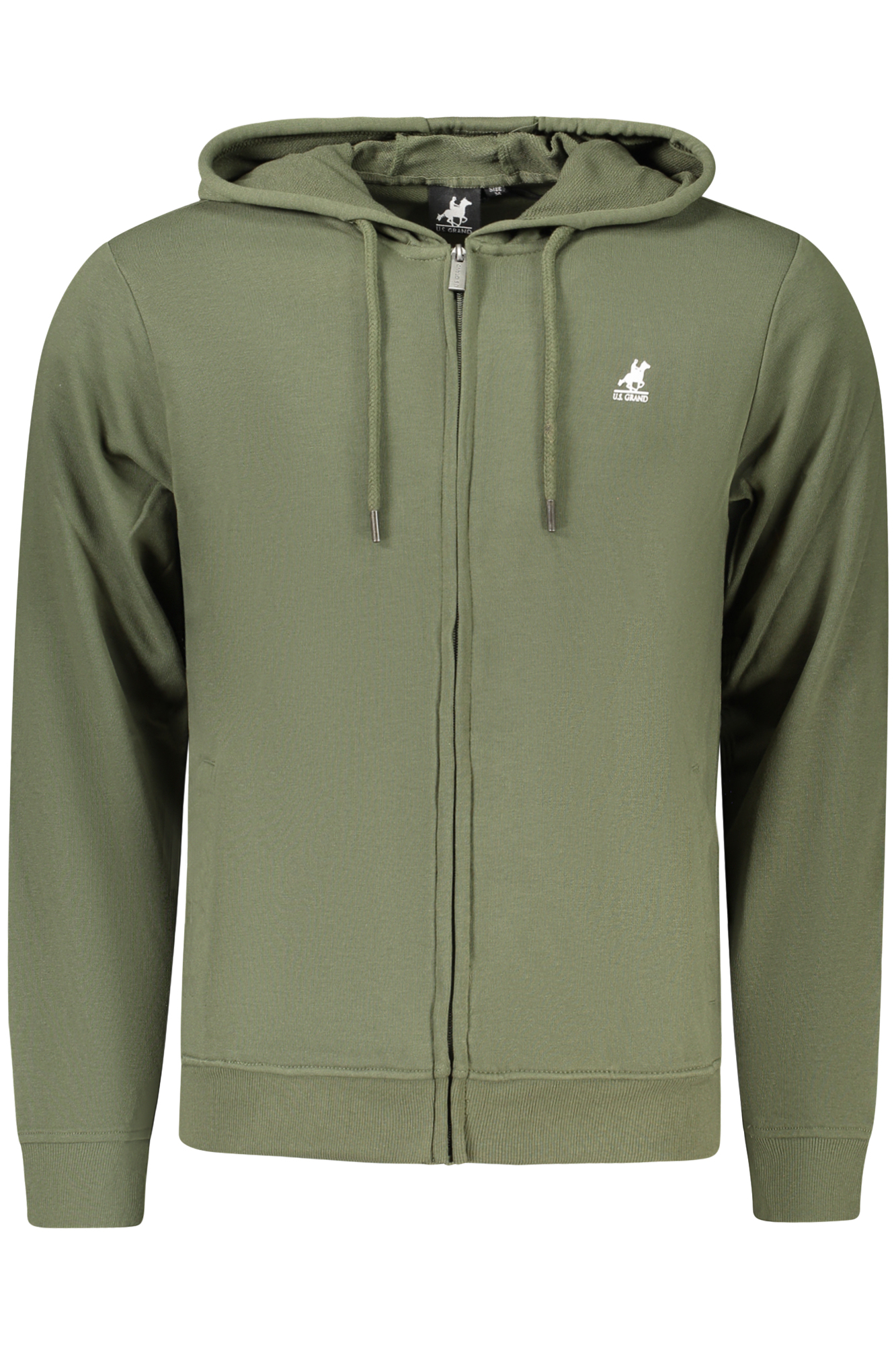 Зелен суитшърт с цип