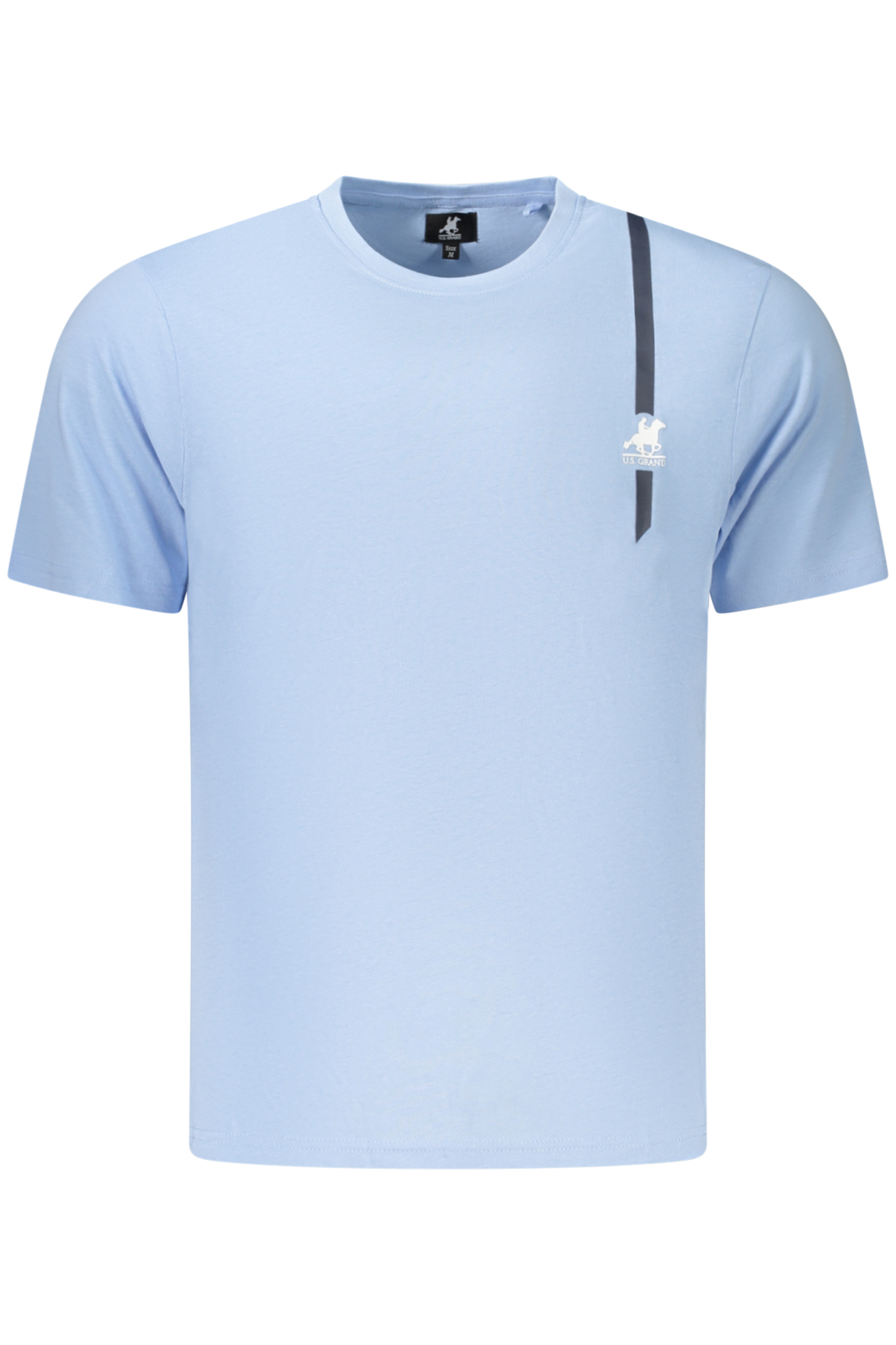 Мъжка тениска с къс ръкав в синьо