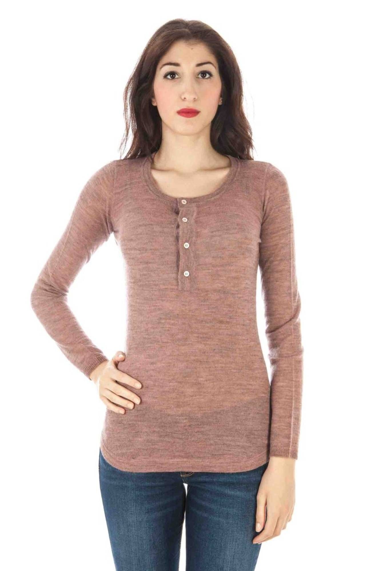 FRED PERRY WOMEN&#039;S PINK SWEATER