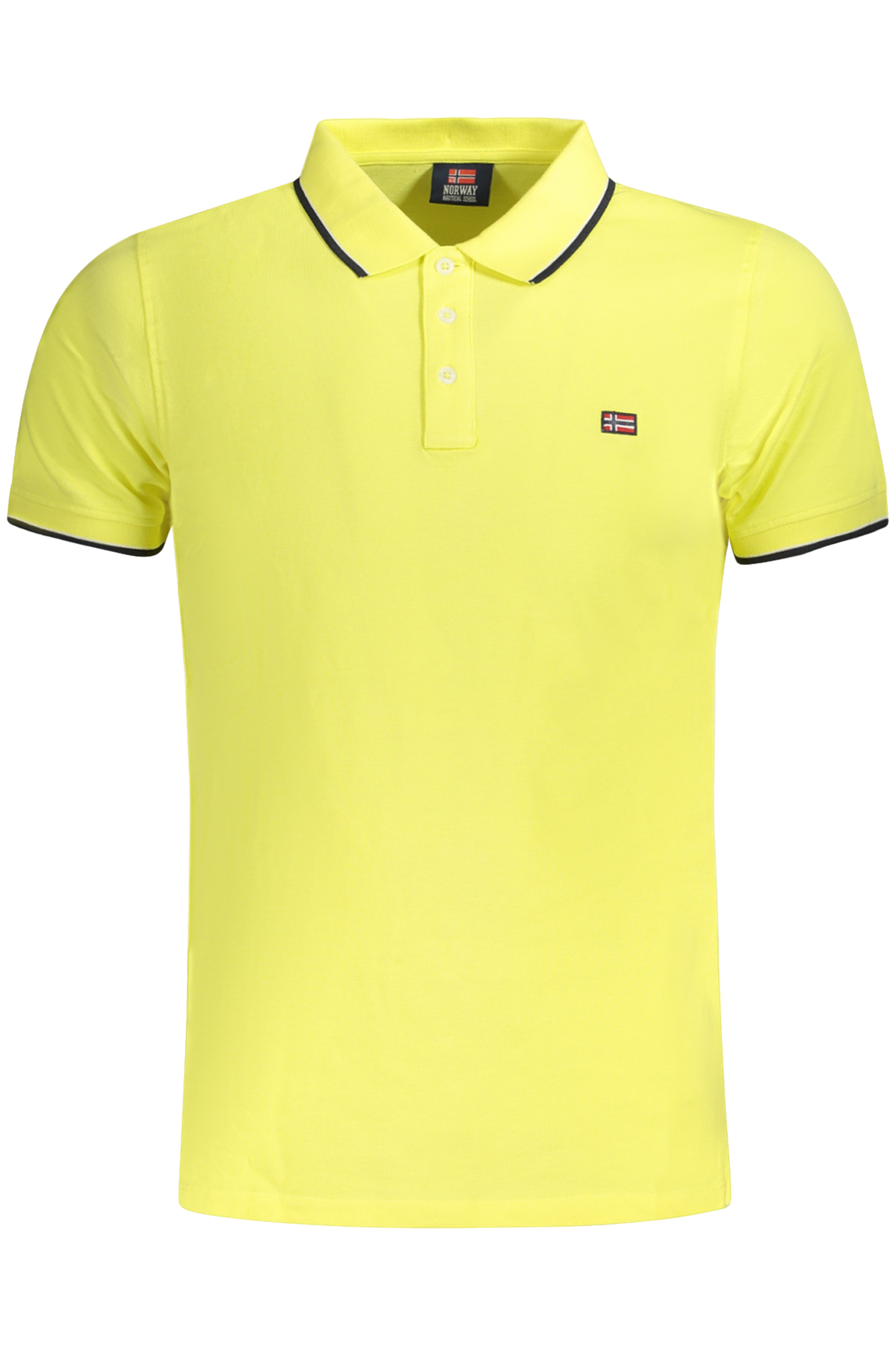 NORWAY 1963 MEN&#39;S SHORT SLEEVE POLO YELLOW