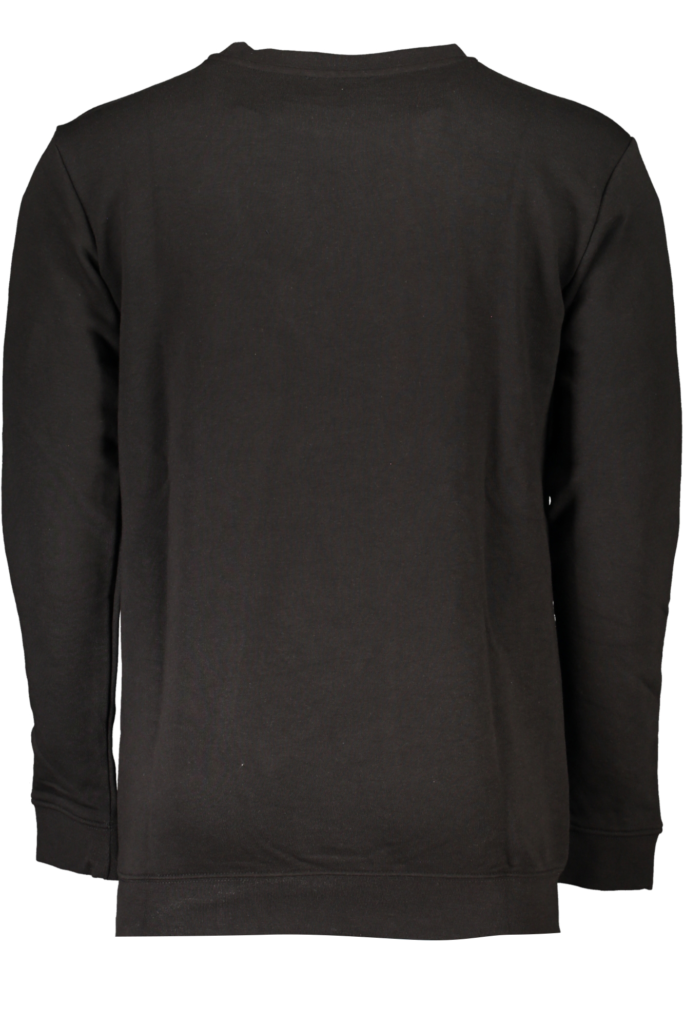CAVALLI CLASS MEN'S BLACK ZIP-OUT SWEATSHIRT
