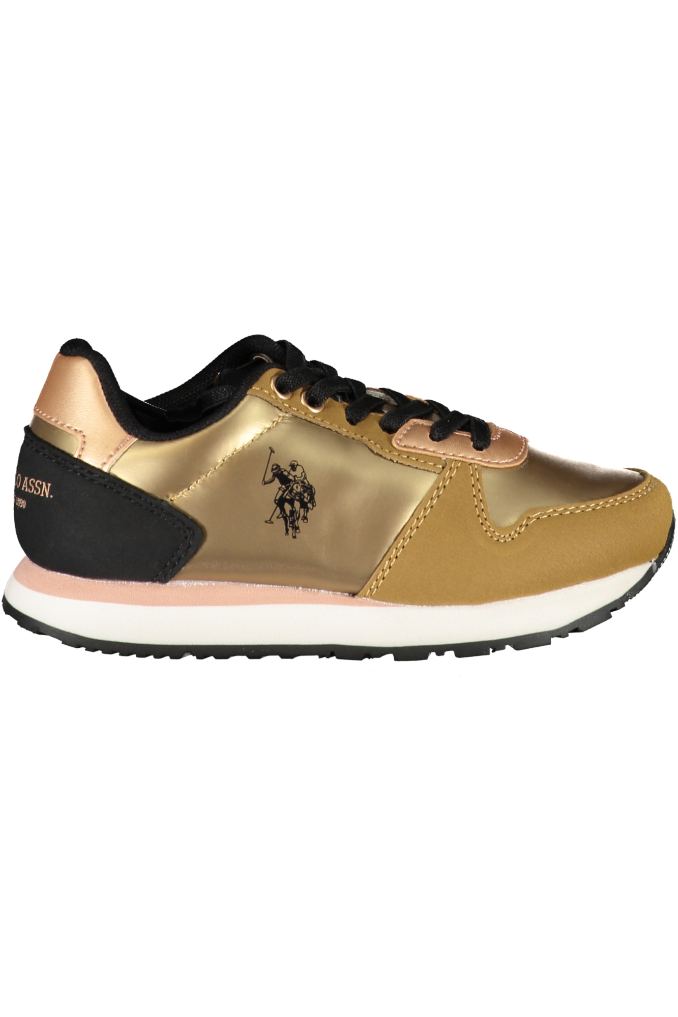 US POLO ASSN. GOLD CHILDRENS SPORTS SHOES