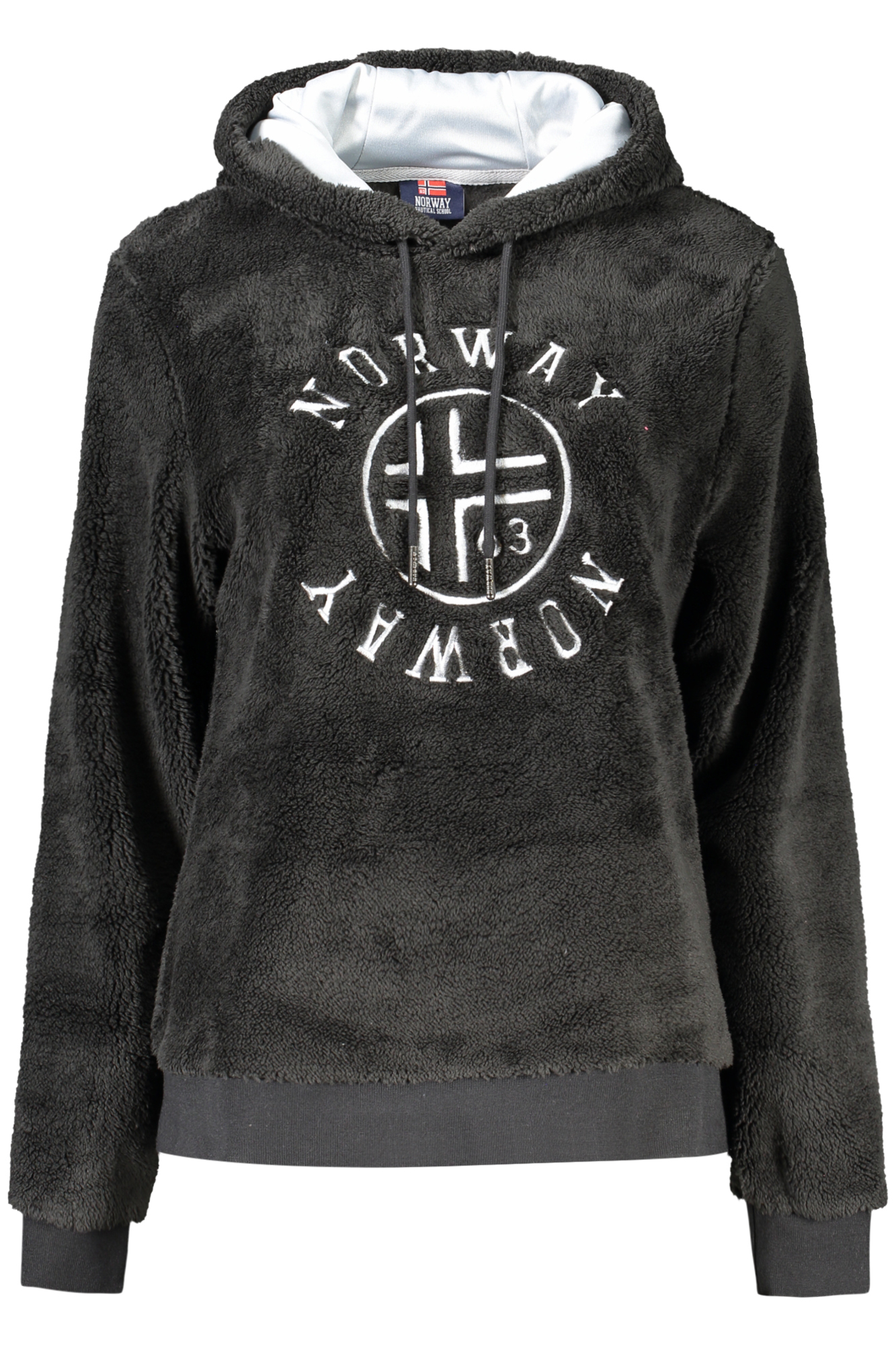 NORWAY 1963 WOMEN&#039;S BLACK ZIP-UP SWEATSHIRT