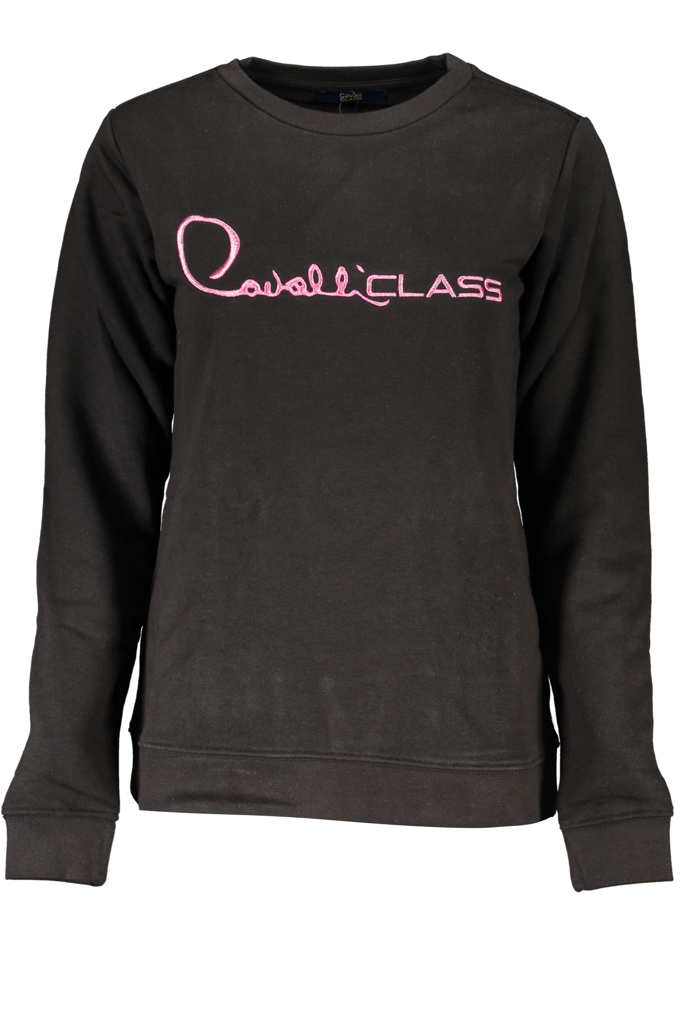 CAVALLI CLASS WOMEN'S ZIPLESS SWEATSHIRT BLACK