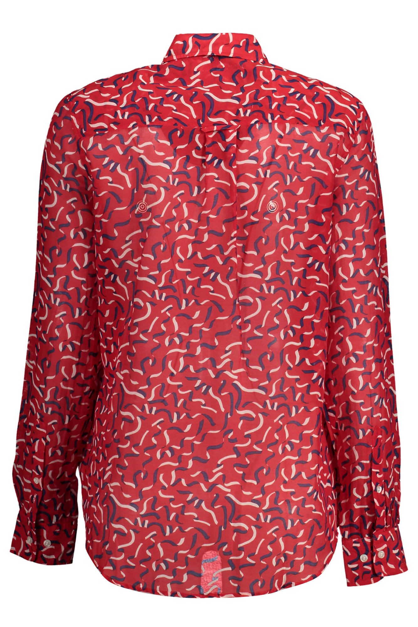 GANT WOMEN&#039;S LONG SLEEVE SHIRT RED