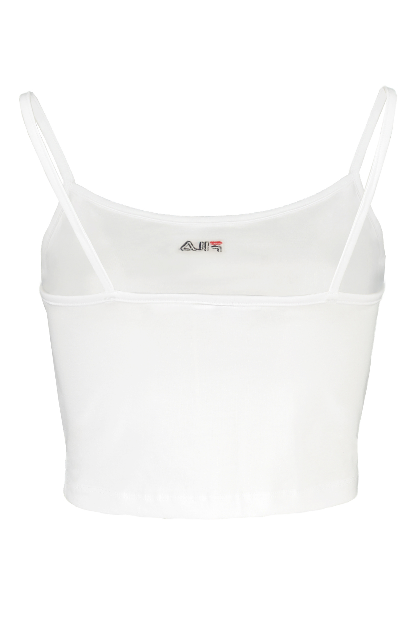 Top scurt alb pentru femei FILA