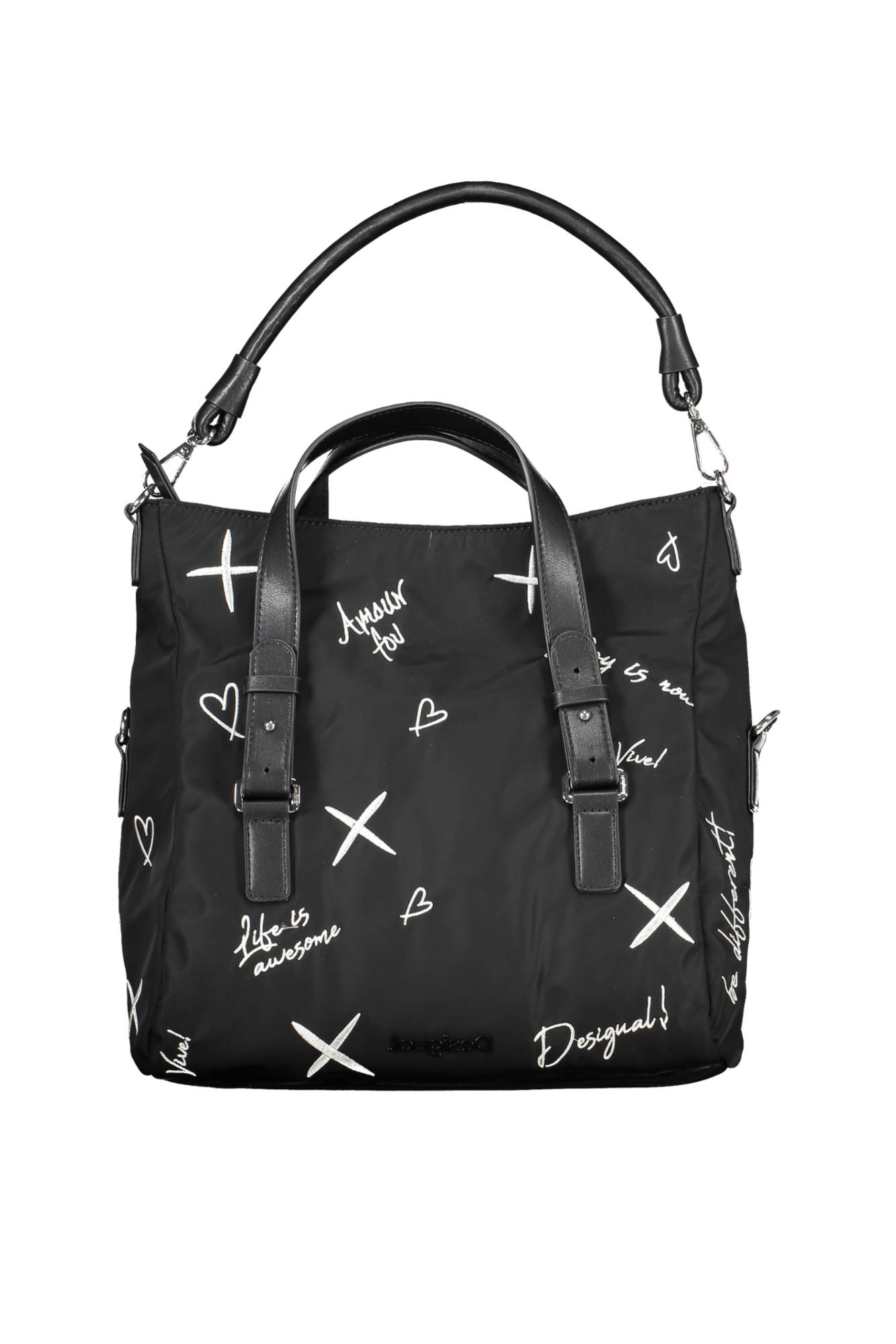DESIGUAL BLACK WOMEN'S BAG