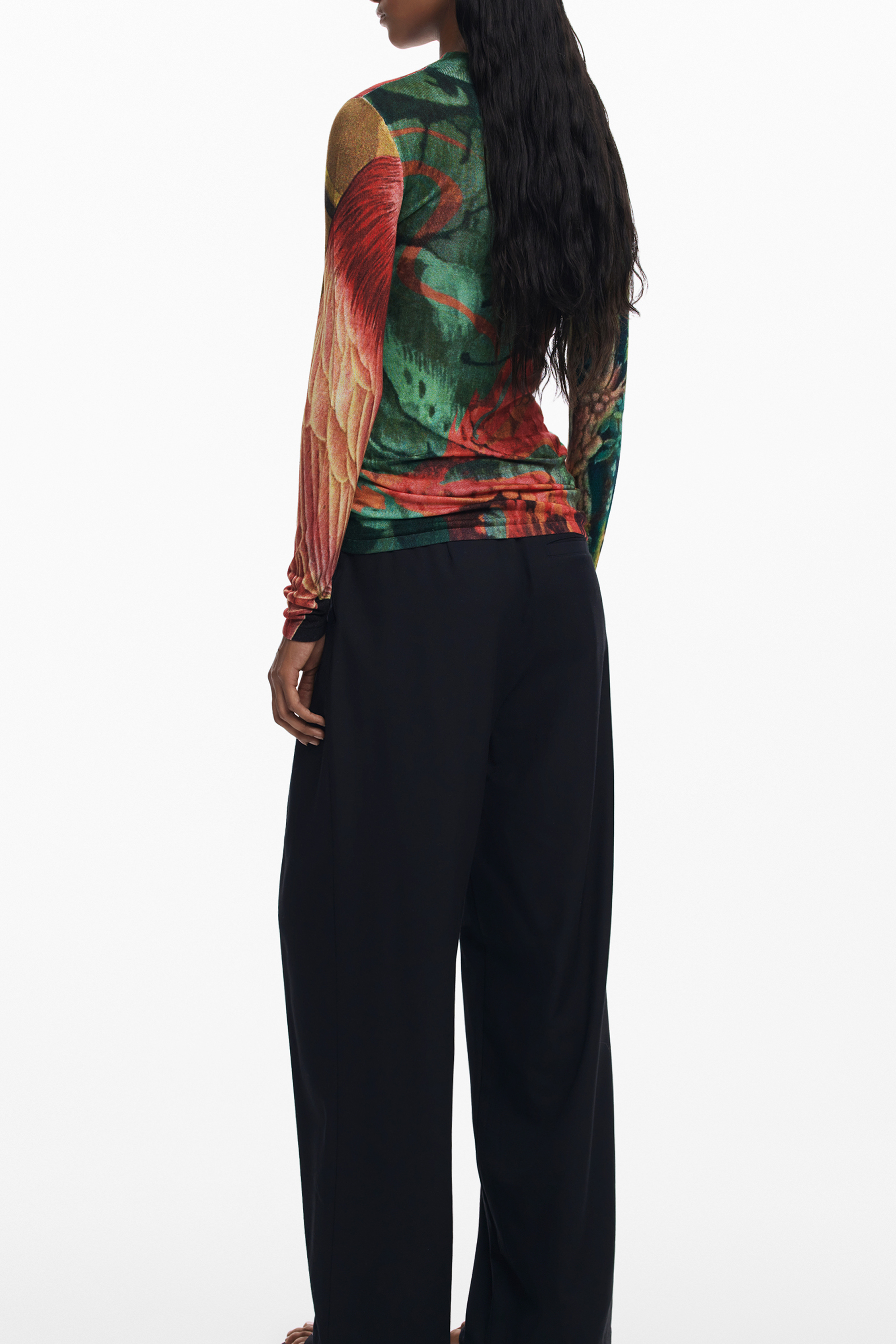 Tricou cu mânecă lungă pentru femei cu model