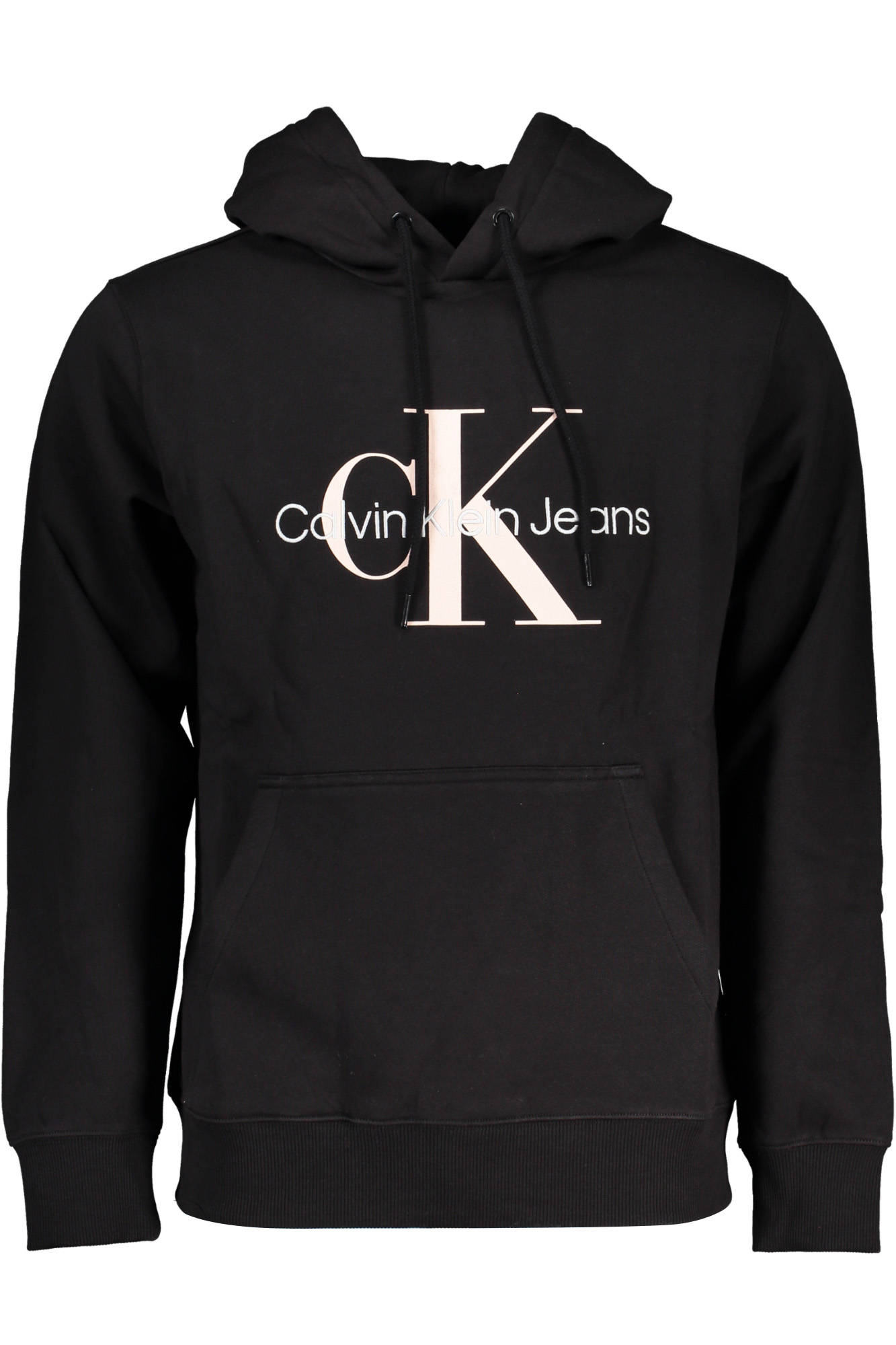 CALVIN KLEIN MENS BLACK ZIPLESS SWEATSHIRT