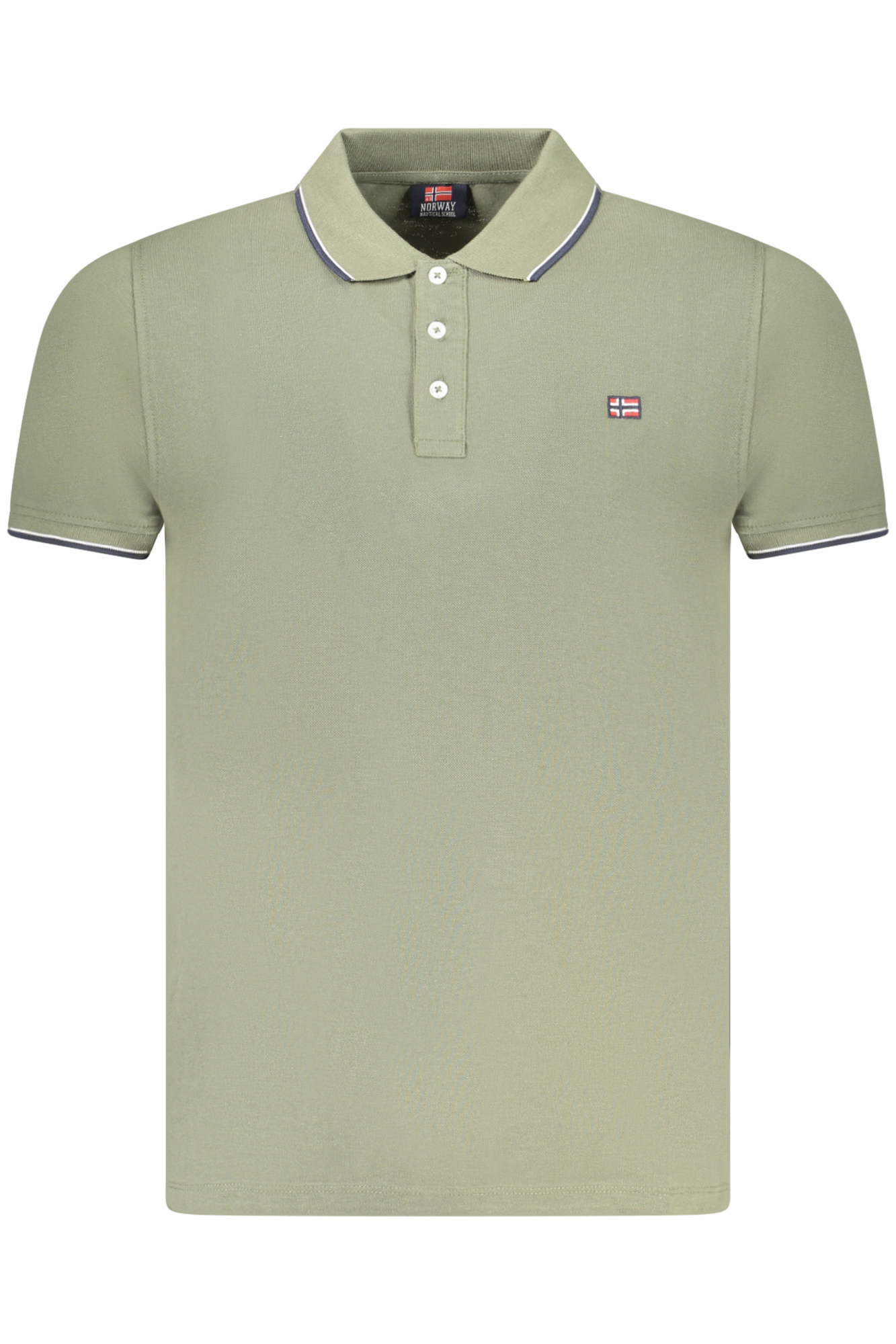 NORWAY 1963 MEN&#39;S SHORT SLEEVE POLO GREEN