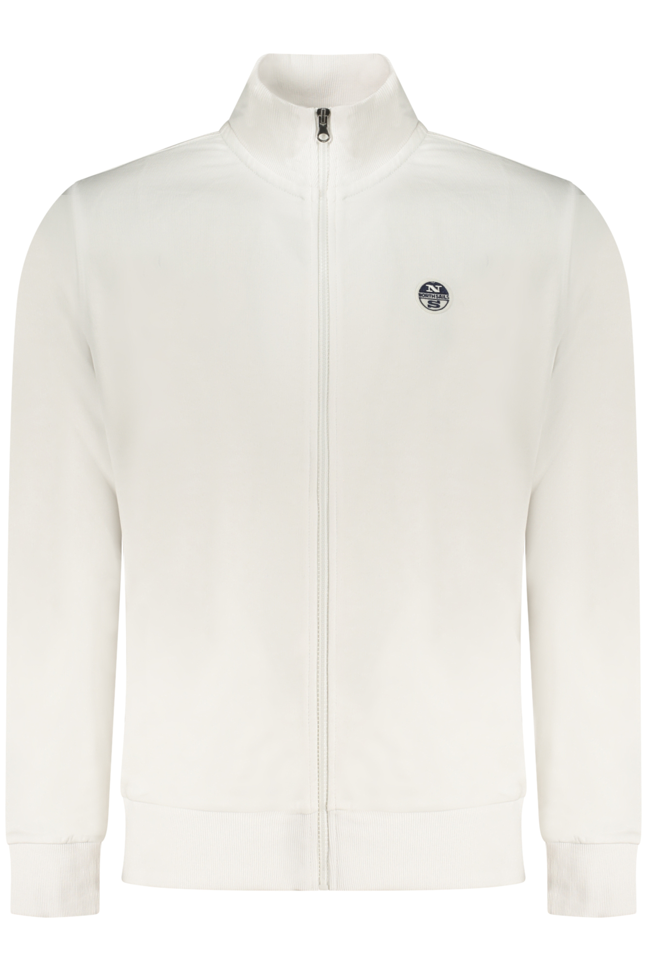 Biela pánska mikina na zips