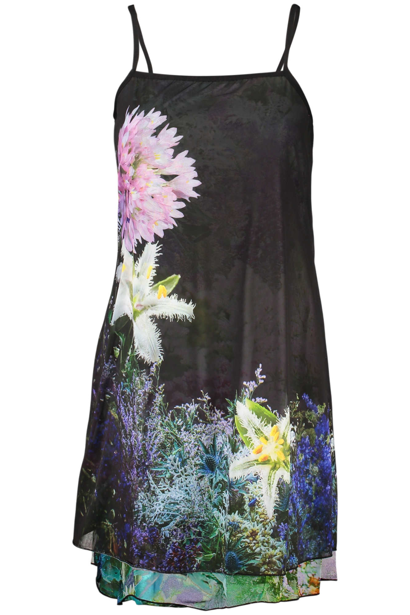 Krátke čierne šaty Desigual