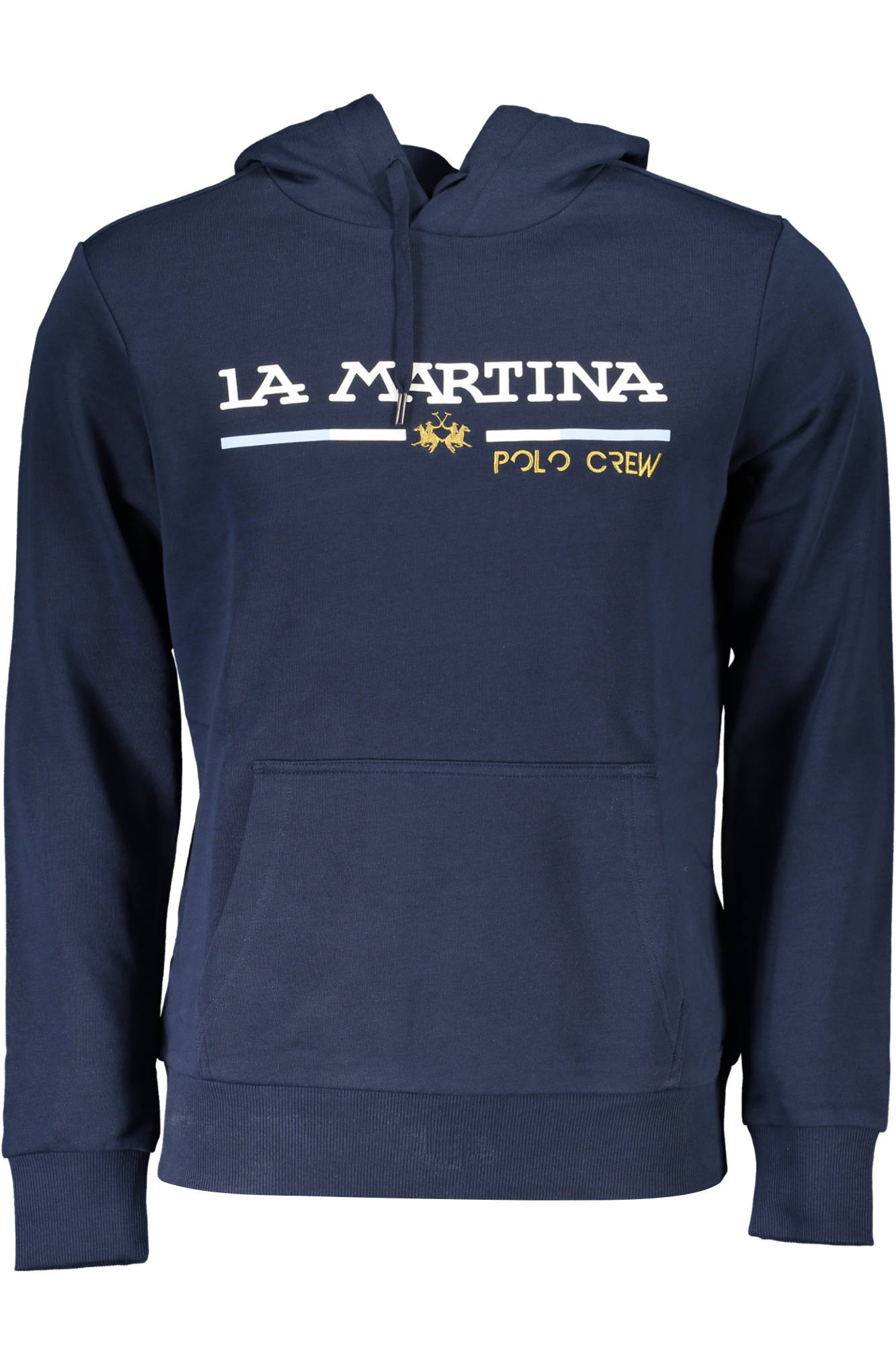 LA MARTINA BLUE MEN&#039;S SWEATSHIRT WITHOUT ZIP