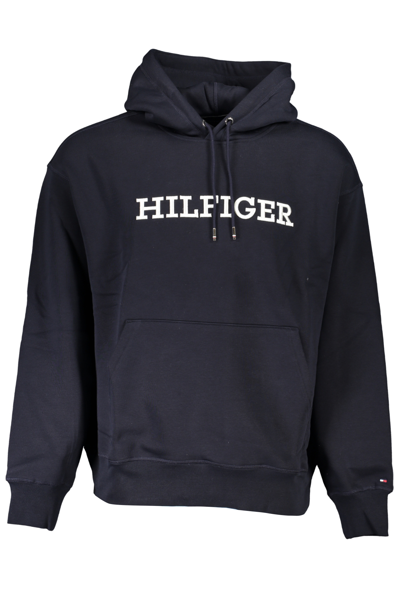TOMMY HILFIGER MEN&#039;S BLUE ZIPLESS SWEATSHIRT
