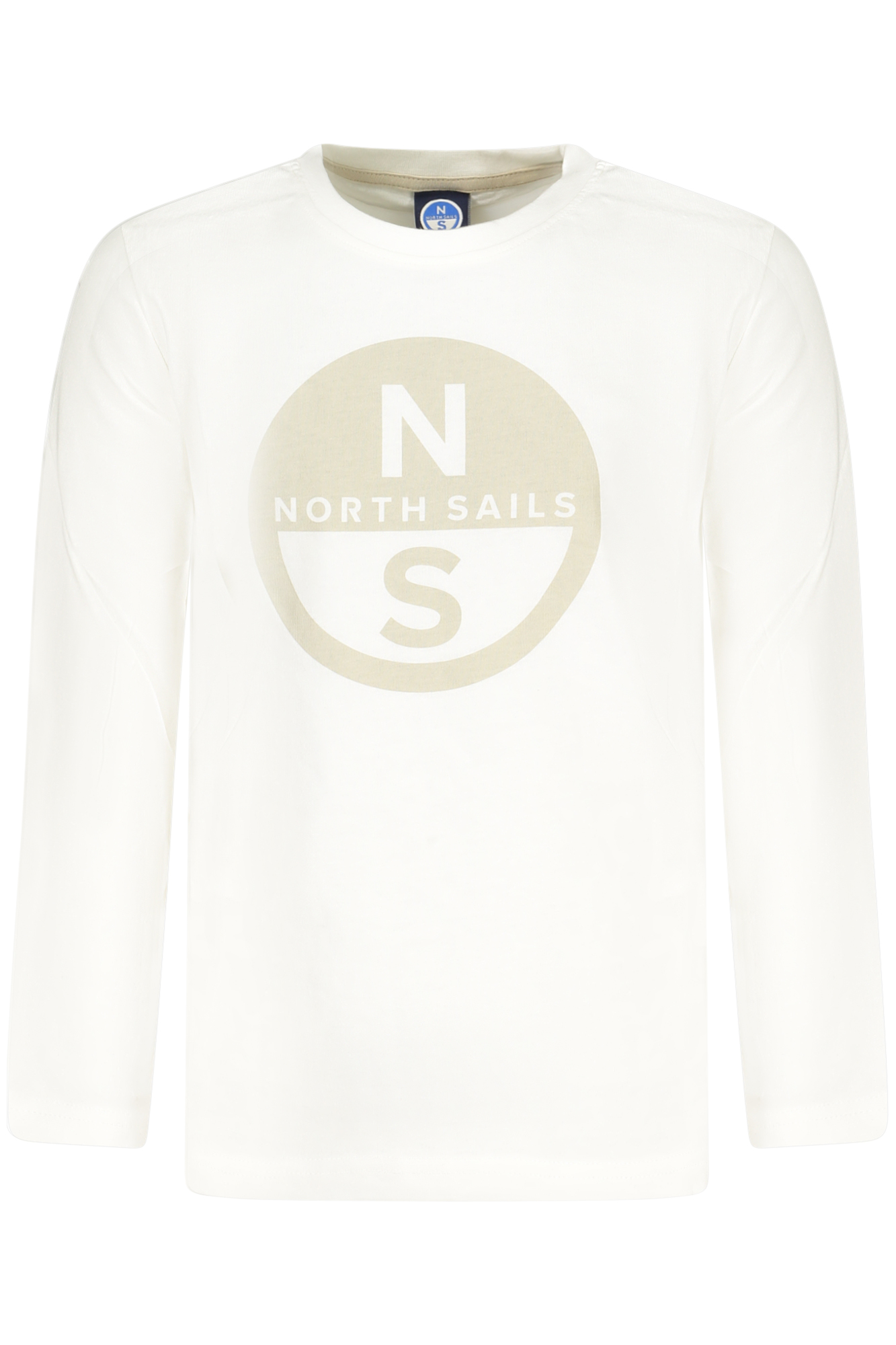 NORTH SAILS LONG-SLEEVED T-SHIRT FOR KIDS, WHITE