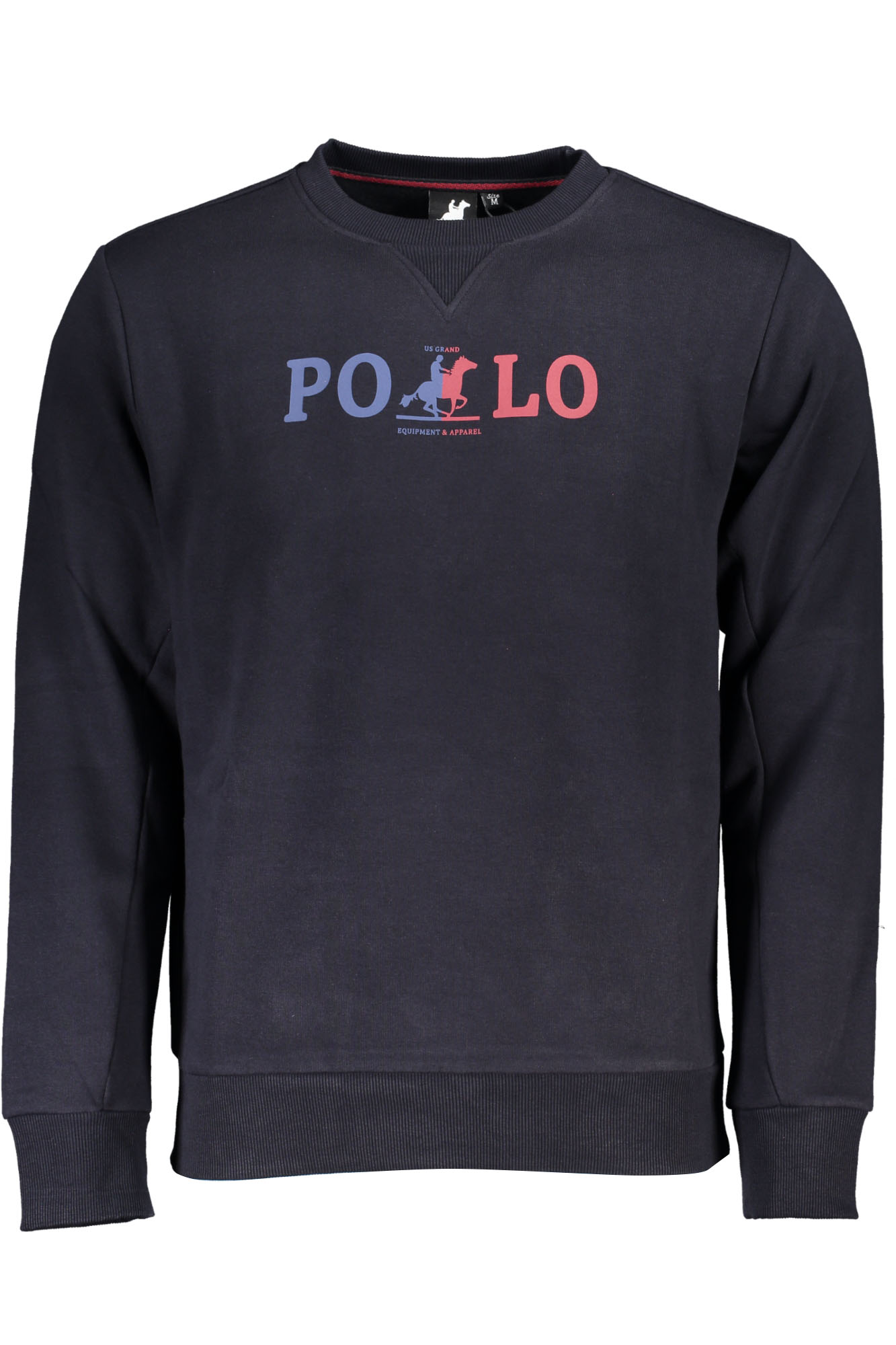 US GRAND POLO MEN'S BLUE ZIPLESS SWEATSHIRT