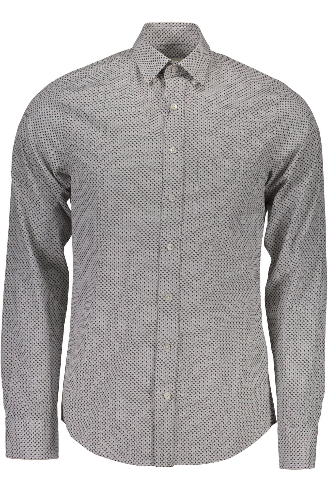 GANT MEN&#039;S WHITE LONG SLEEVE SHIRT