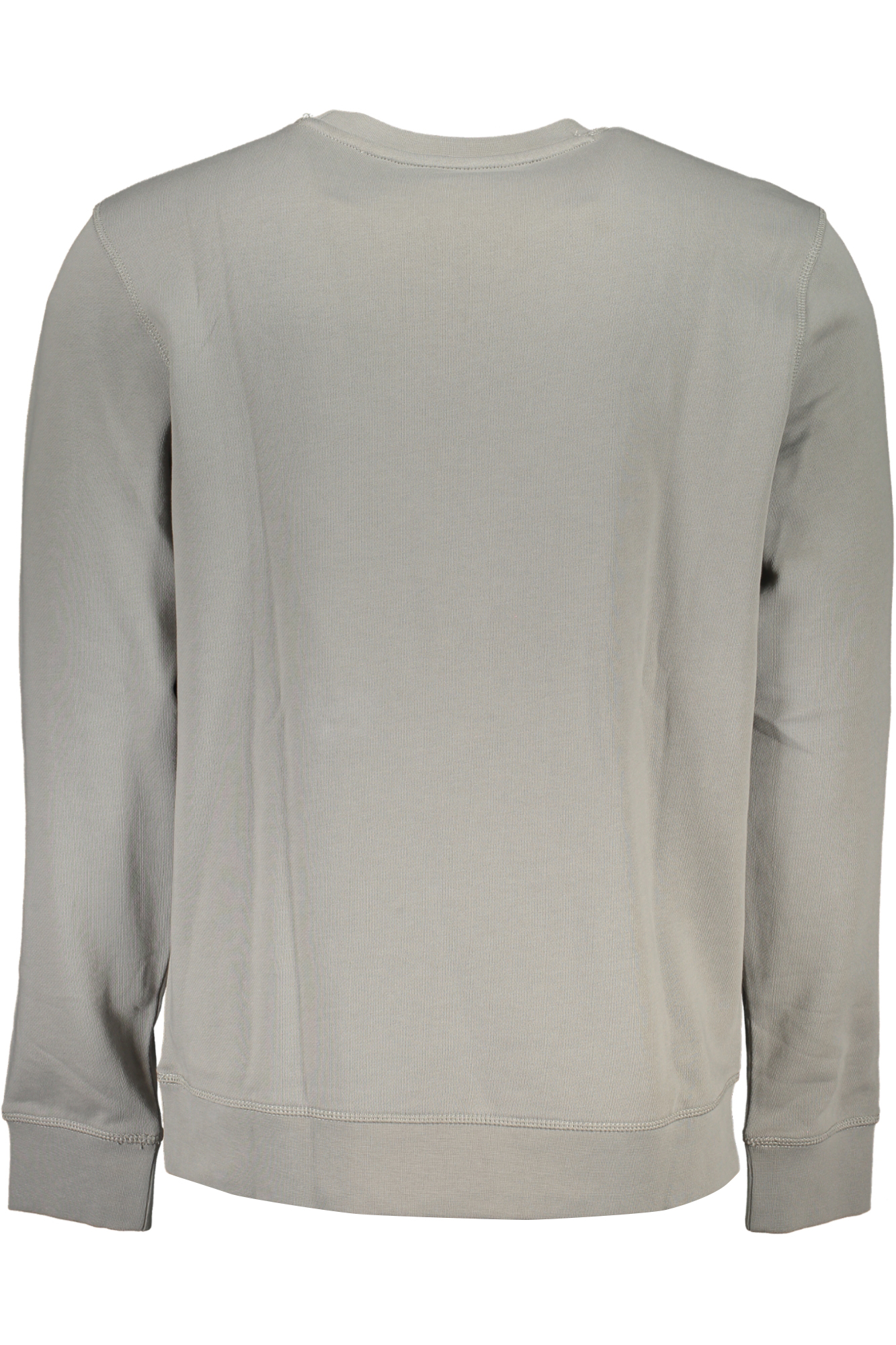 HUGO BOSS MEN&#039;S GRAY ZIPLESS SWEATSHIRT