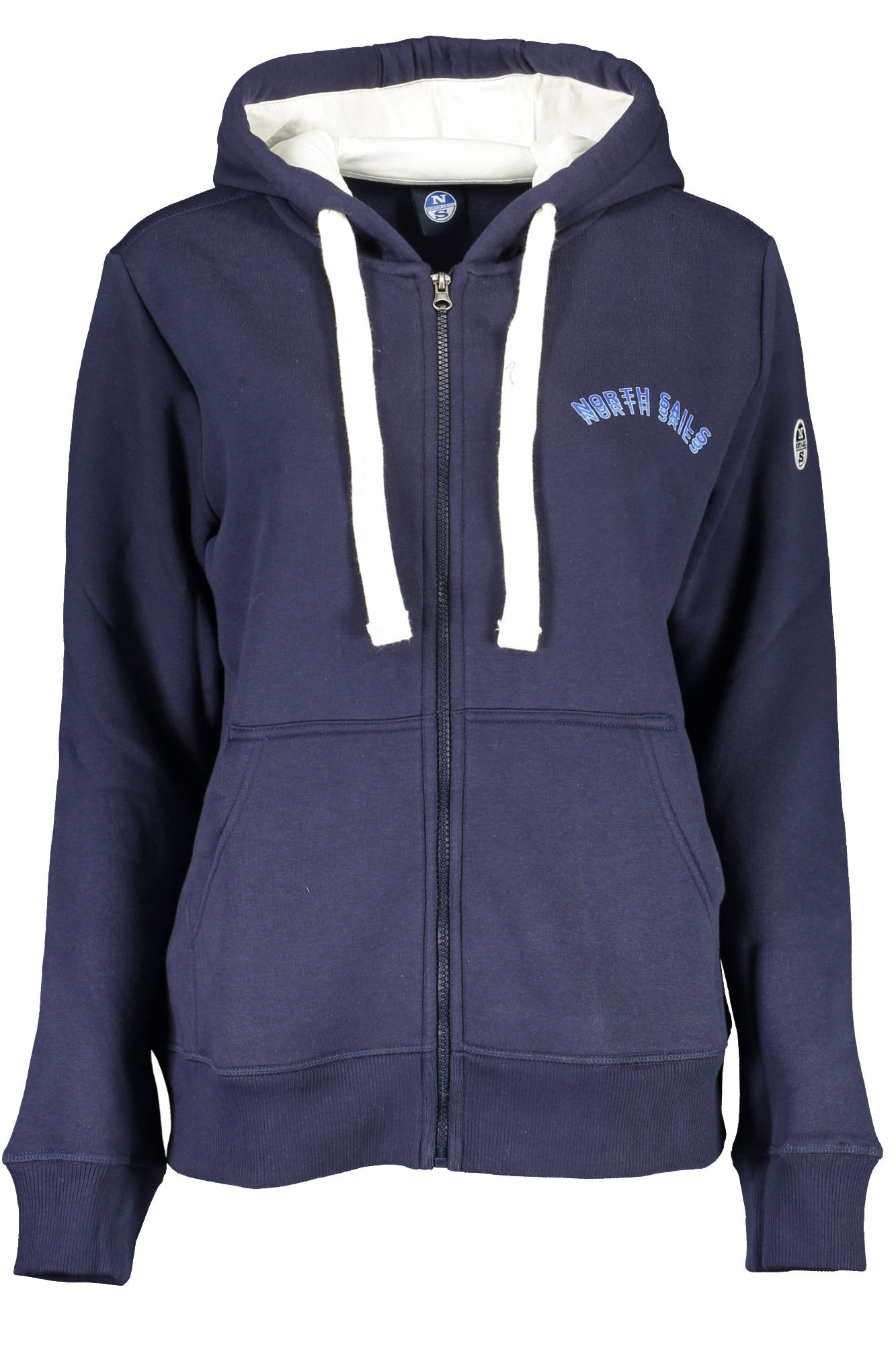 NORTH SAILS WOMEN&#039;S BLUE ZIPPED SWEATSHIRT