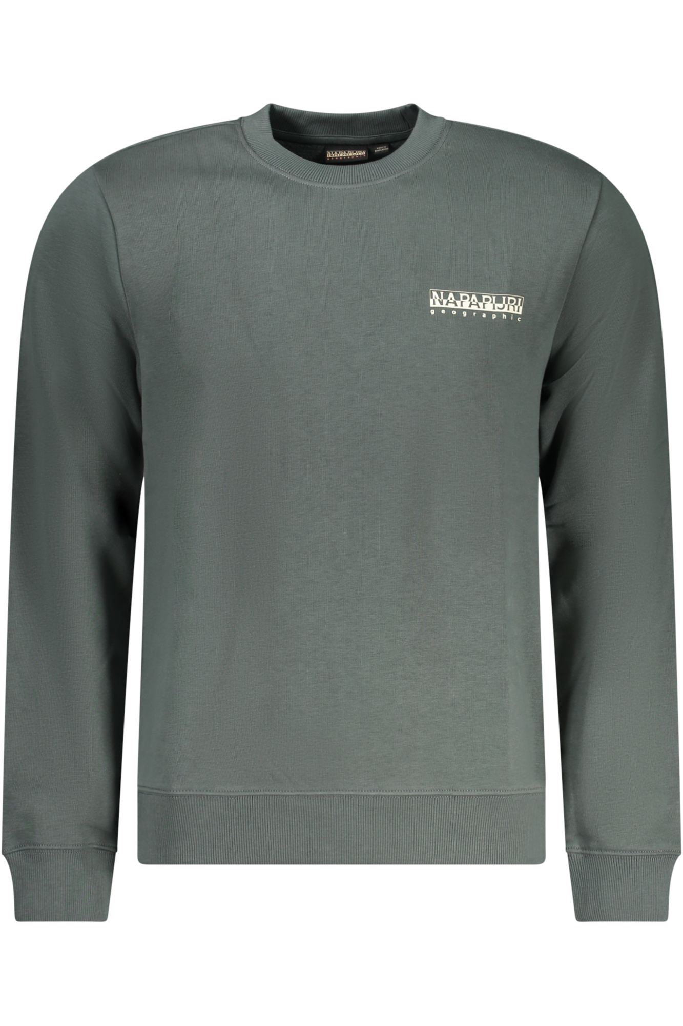 NAPAPIJRI SWEATSHIRT WITHOUT ZIP MEN GREEN